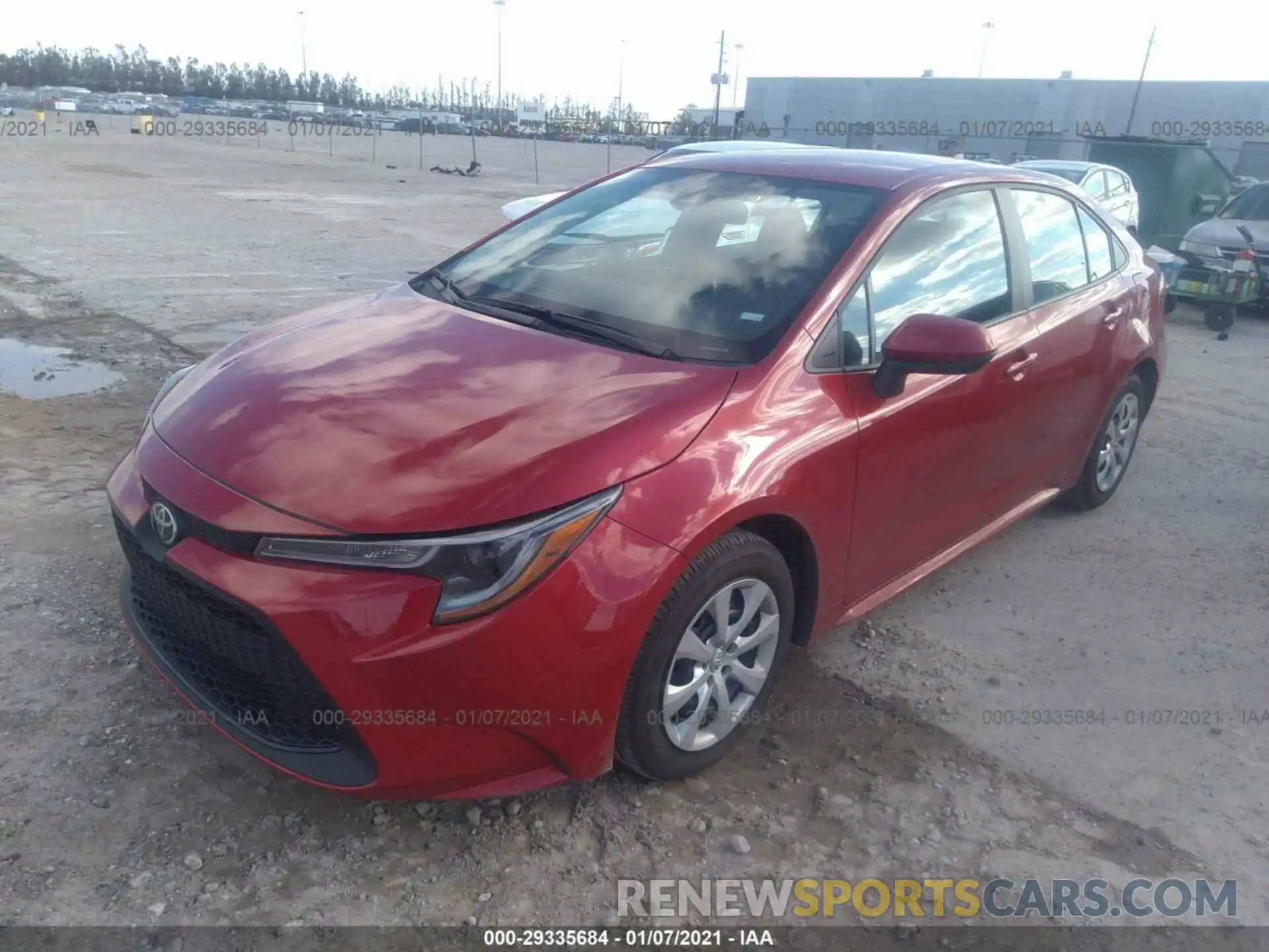 2 Photograph of a damaged car 5YFEPMAE0MP185083 TOYOTA COROLLA 2021