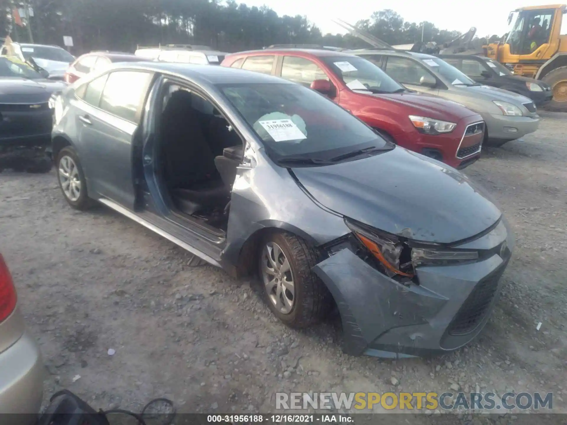 1 Photograph of a damaged car 5YFEPMAE0MP185214 TOYOTA COROLLA 2021