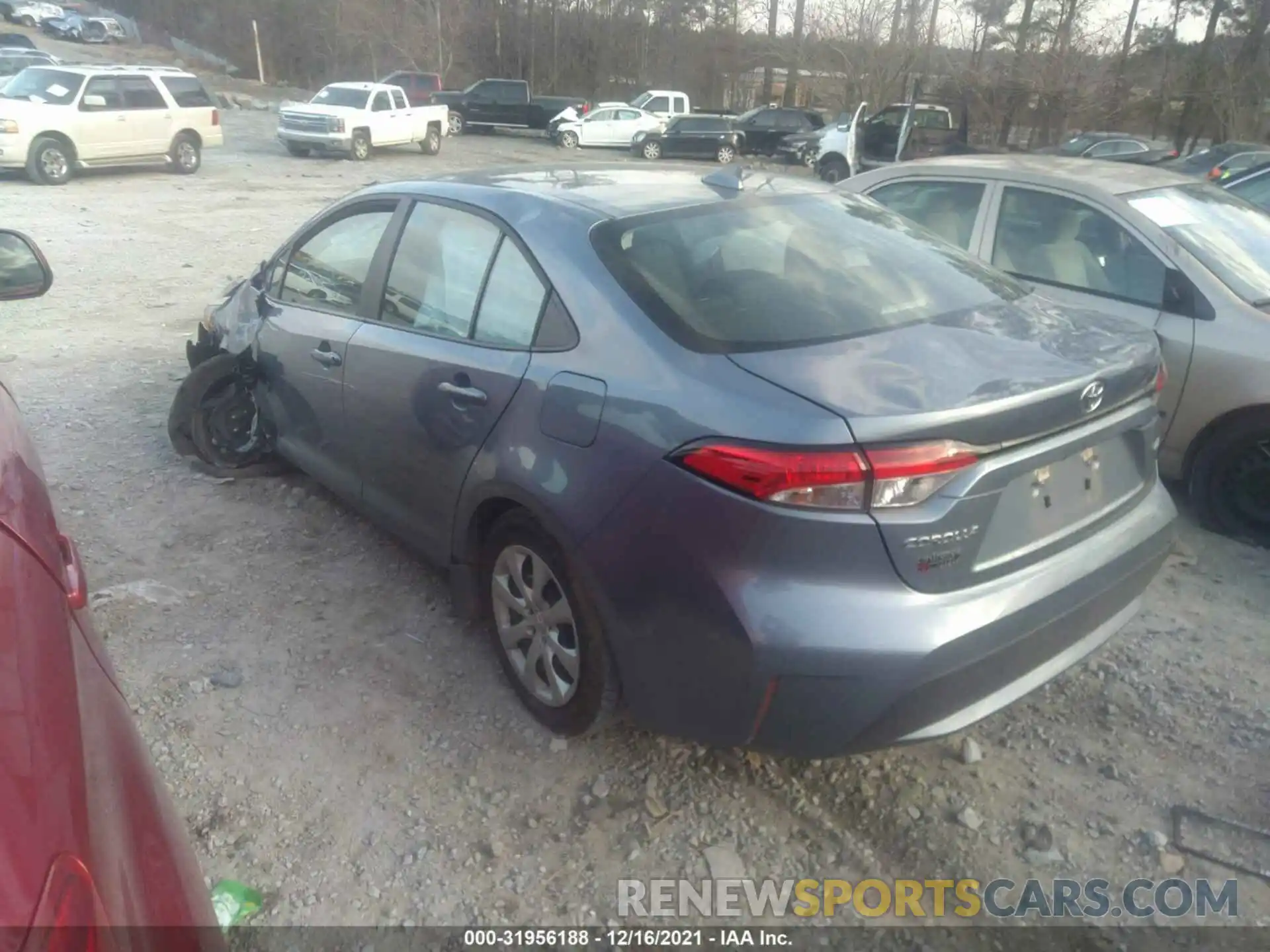 3 Photograph of a damaged car 5YFEPMAE0MP185214 TOYOTA COROLLA 2021