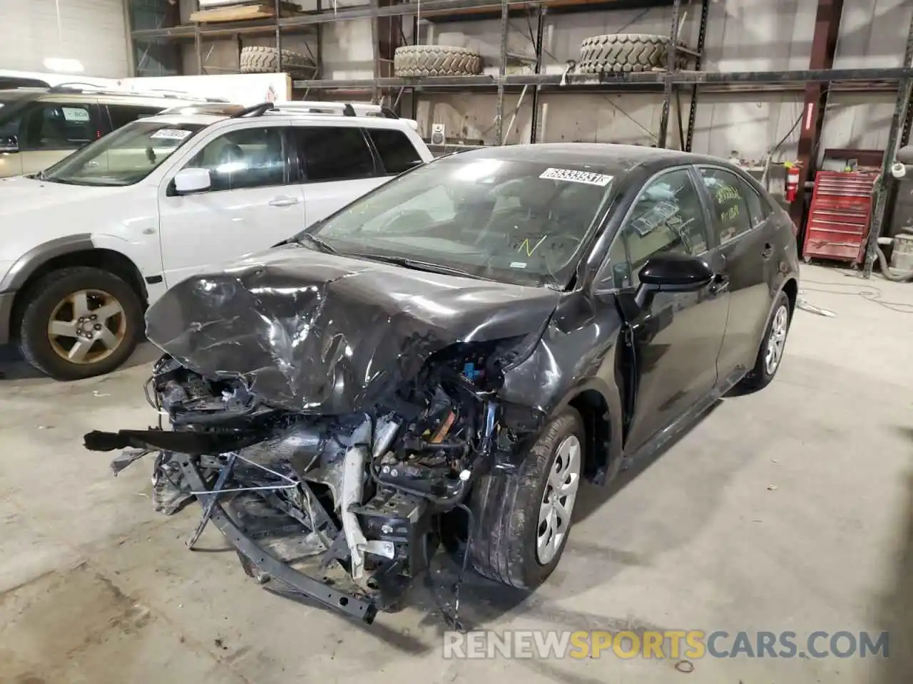 2 Photograph of a damaged car 5YFEPMAE0MP185424 TOYOTA COROLLA 2021