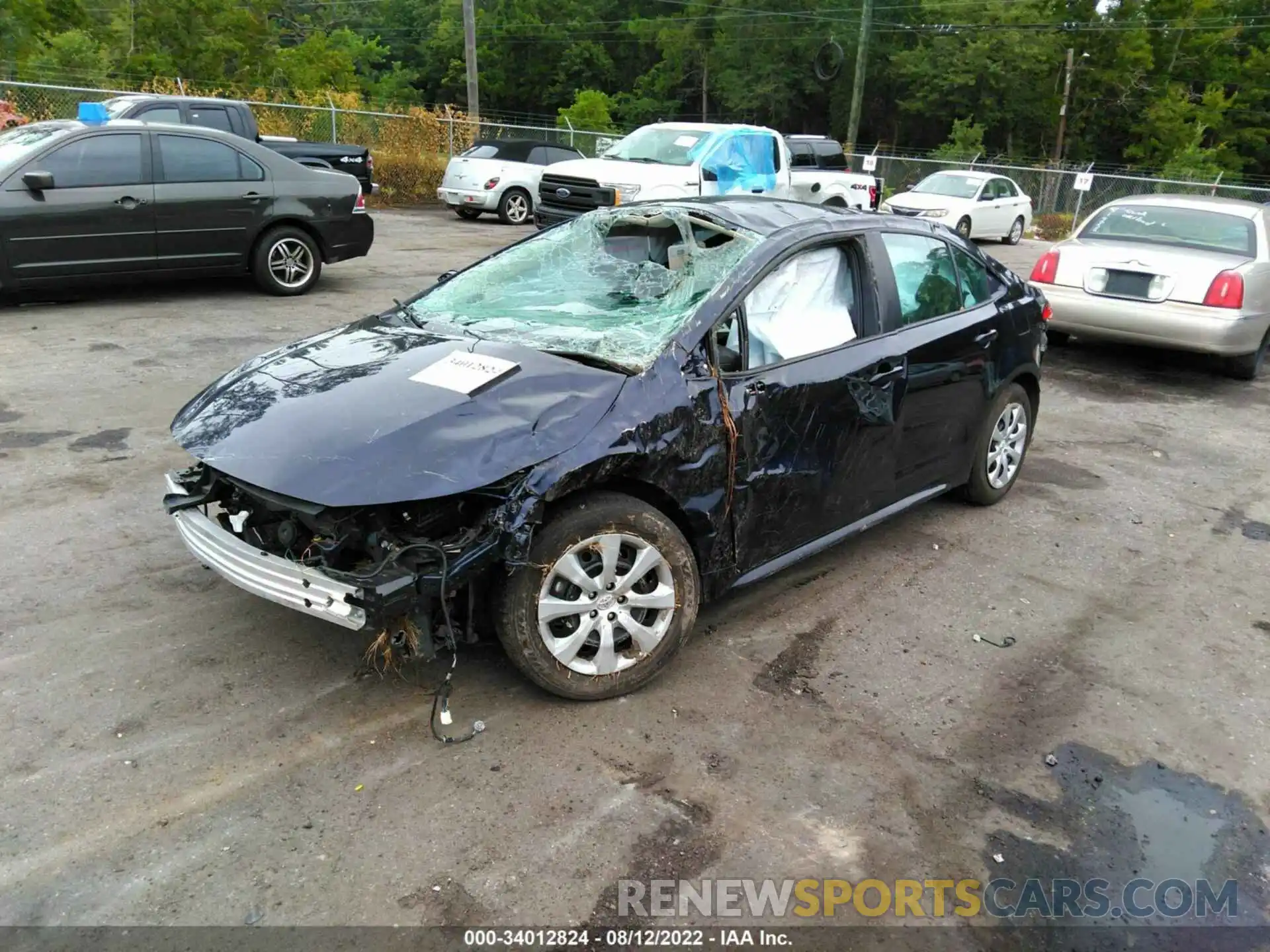 2 Photograph of a damaged car 5YFEPMAE0MP186234 TOYOTA COROLLA 2021