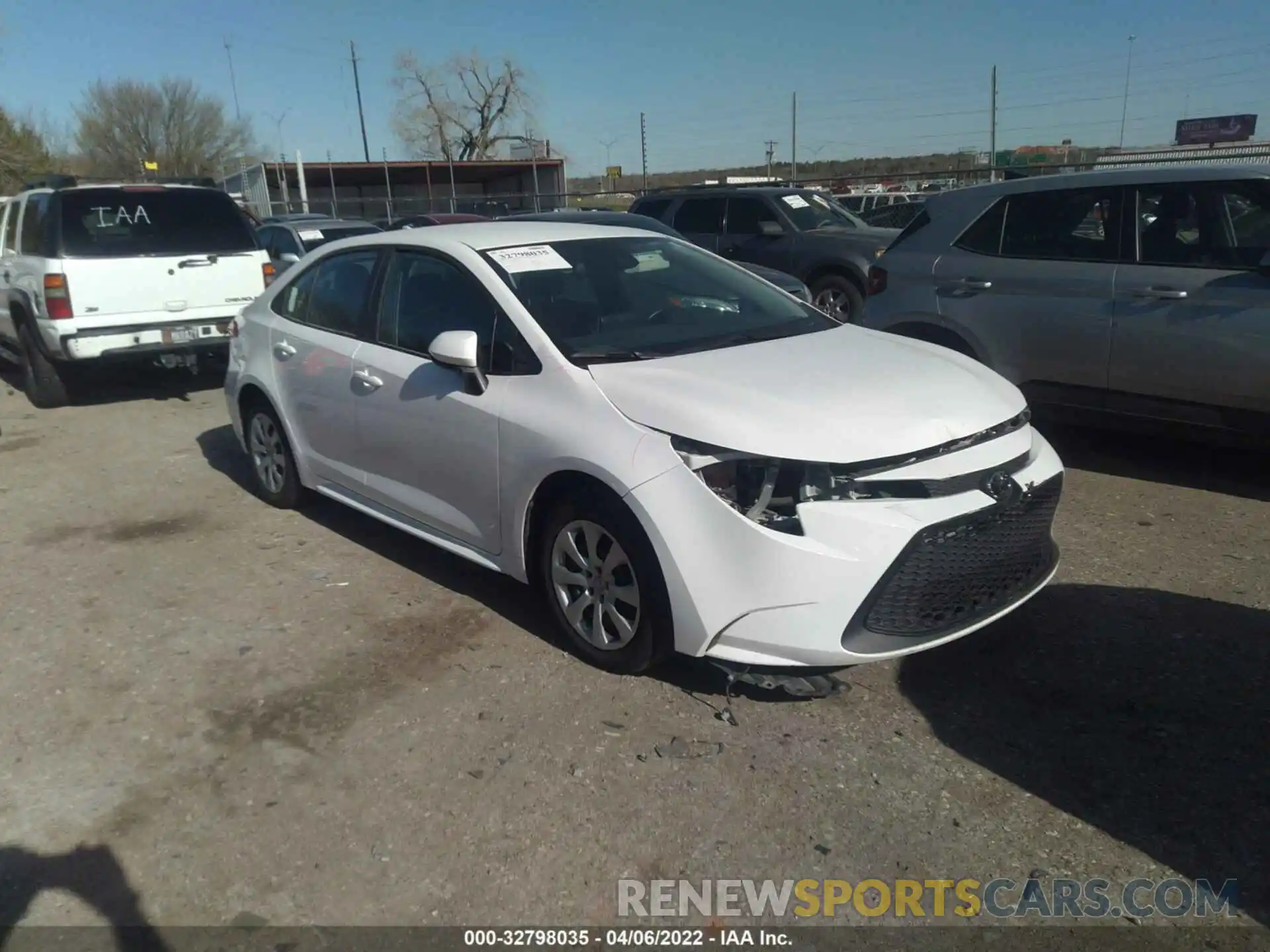 1 Photograph of a damaged car 5YFEPMAE0MP187724 TOYOTA COROLLA 2021