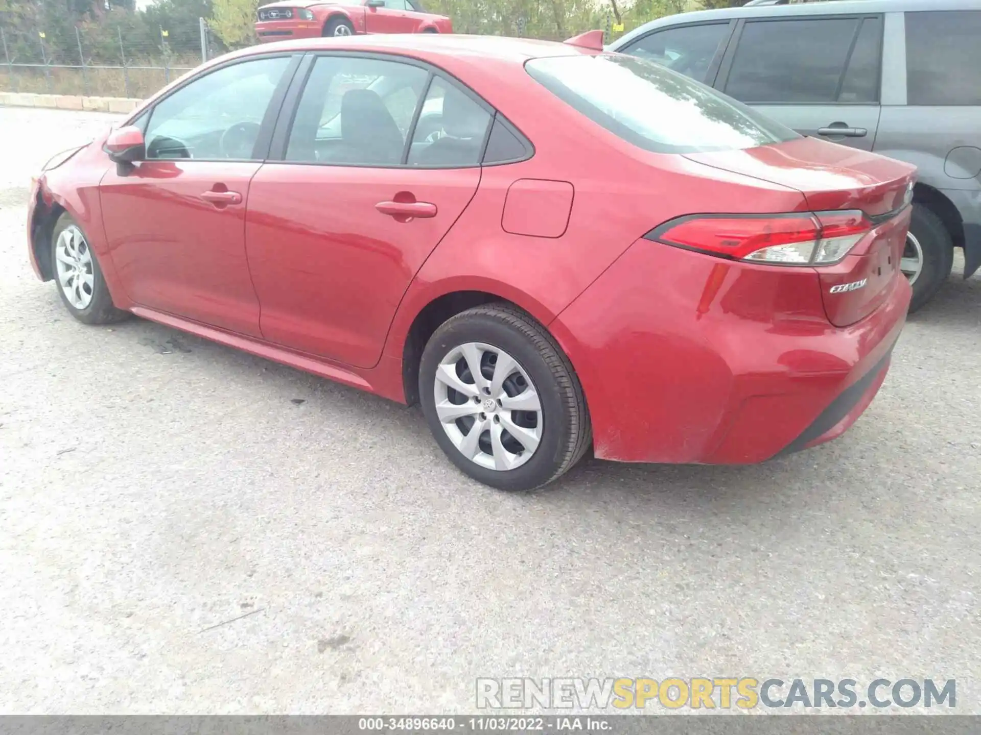 3 Photograph of a damaged car 5YFEPMAE0MP188193 TOYOTA COROLLA 2021