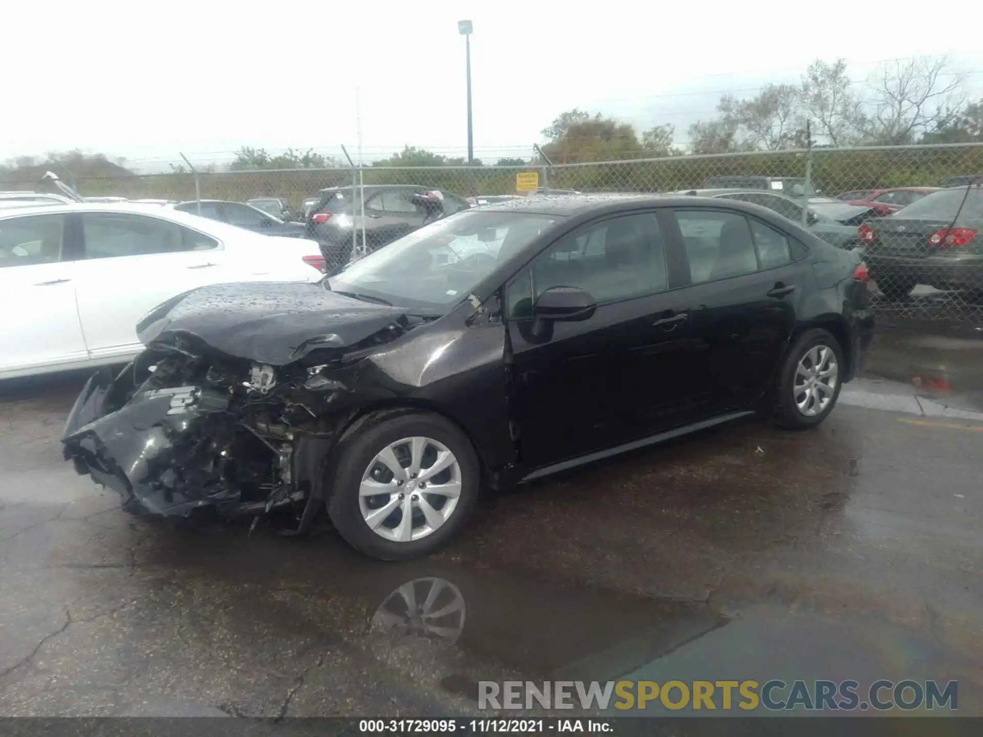 2 Photograph of a damaged car 5YFEPMAE0MP188839 TOYOTA COROLLA 2021