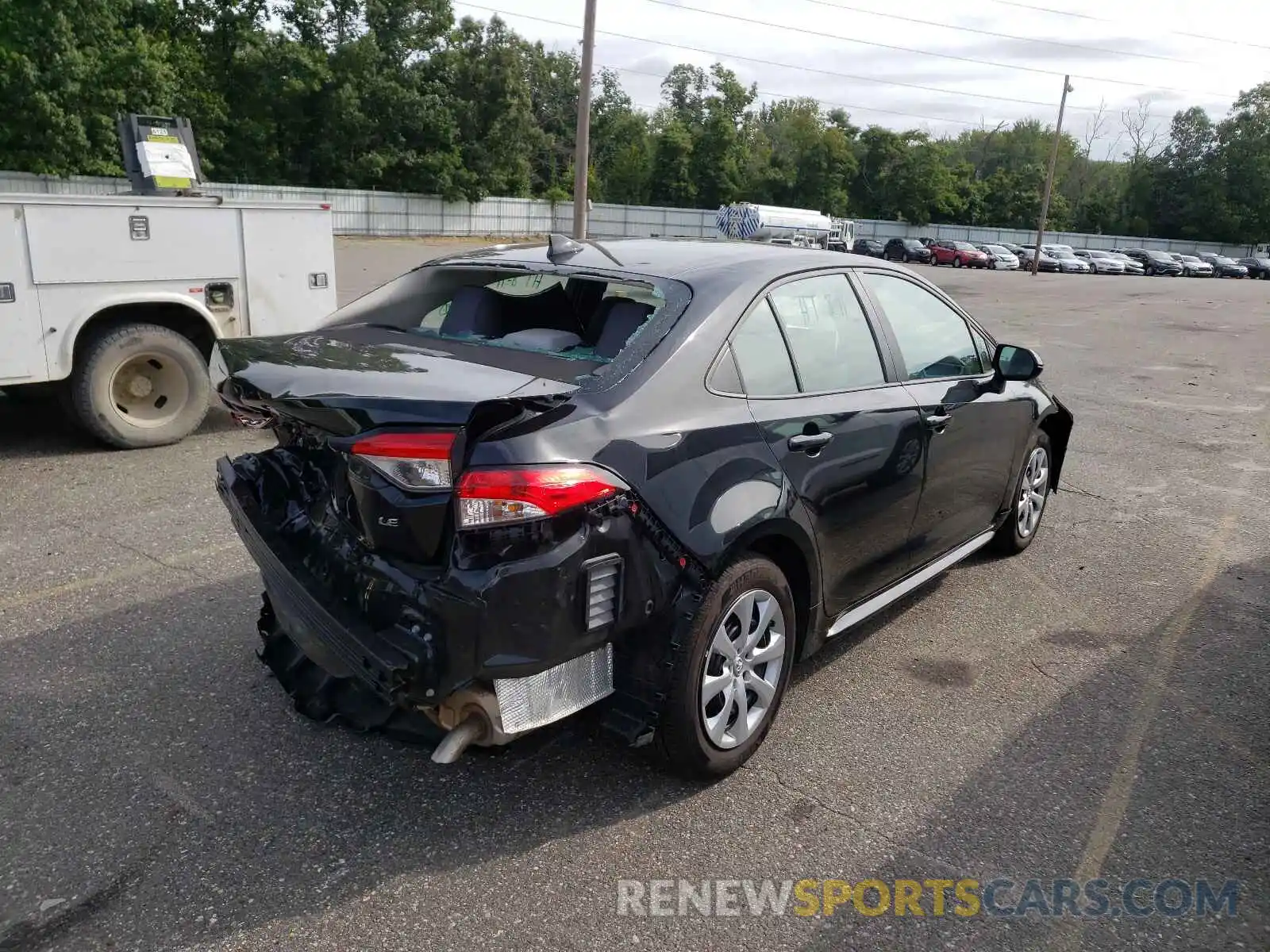 4 Фотография поврежденного автомобиля 5YFEPMAE0MP189005 TOYOTA COROLLA 2021