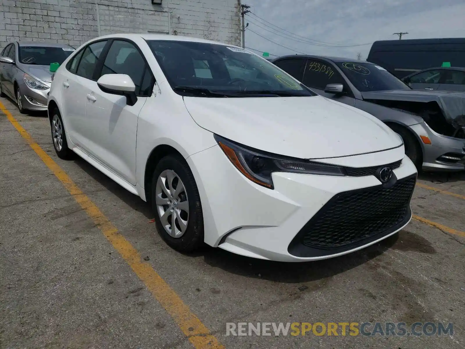 1 Photograph of a damaged car 5YFEPMAE0MP189652 TOYOTA COROLLA 2021