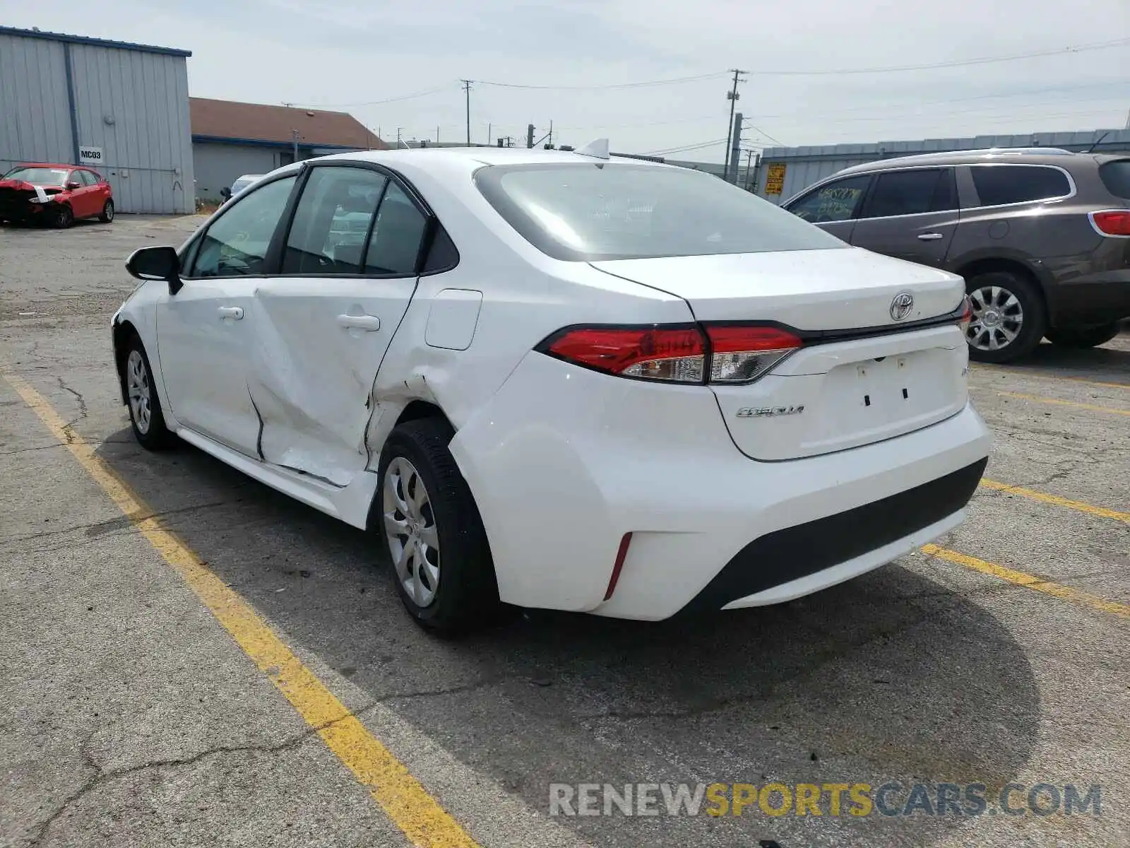 3 Photograph of a damaged car 5YFEPMAE0MP189652 TOYOTA COROLLA 2021