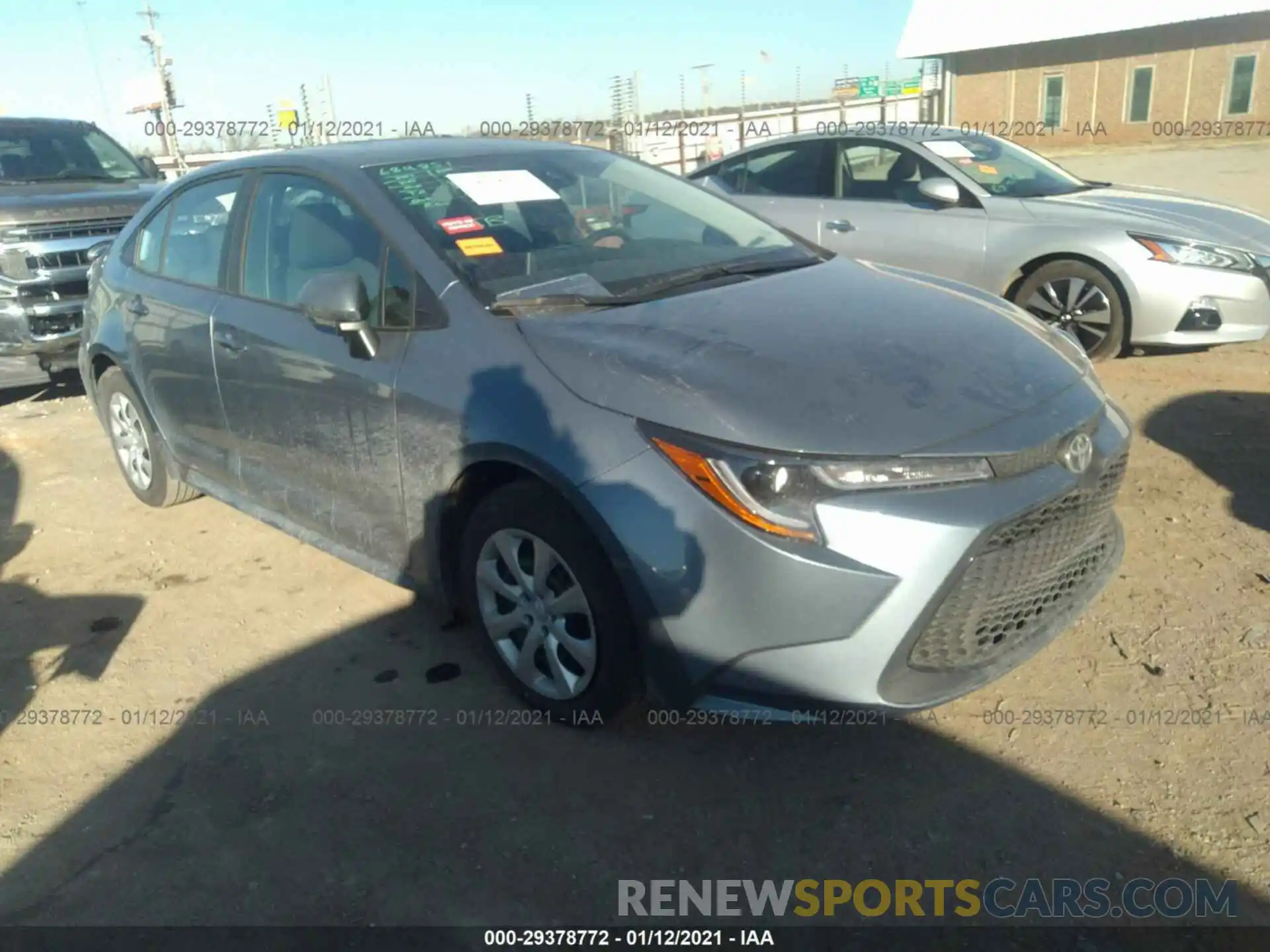 1 Photograph of a damaged car 5YFEPMAE0MP189747 TOYOTA COROLLA 2021