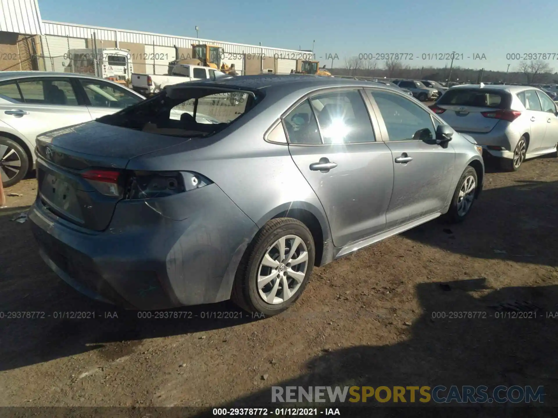 4 Photograph of a damaged car 5YFEPMAE0MP189747 TOYOTA COROLLA 2021