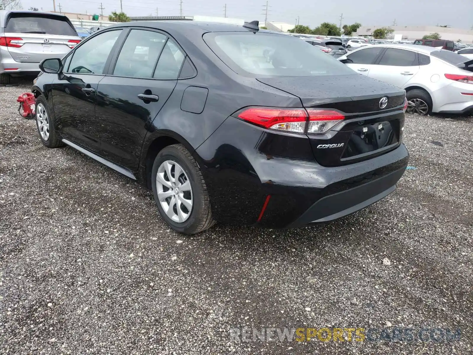 3 Photograph of a damaged car 5YFEPMAE0MP190025 TOYOTA COROLLA 2021