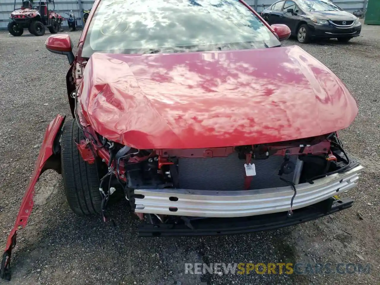 9 Photograph of a damaged car 5YFEPMAE0MP191806 TOYOTA COROLLA 2021