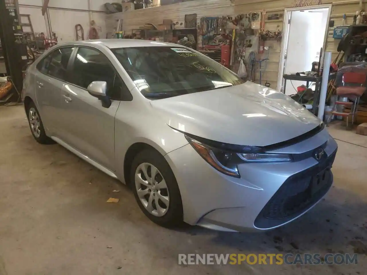 1 Photograph of a damaged car 5YFEPMAE0MP193295 TOYOTA COROLLA 2021