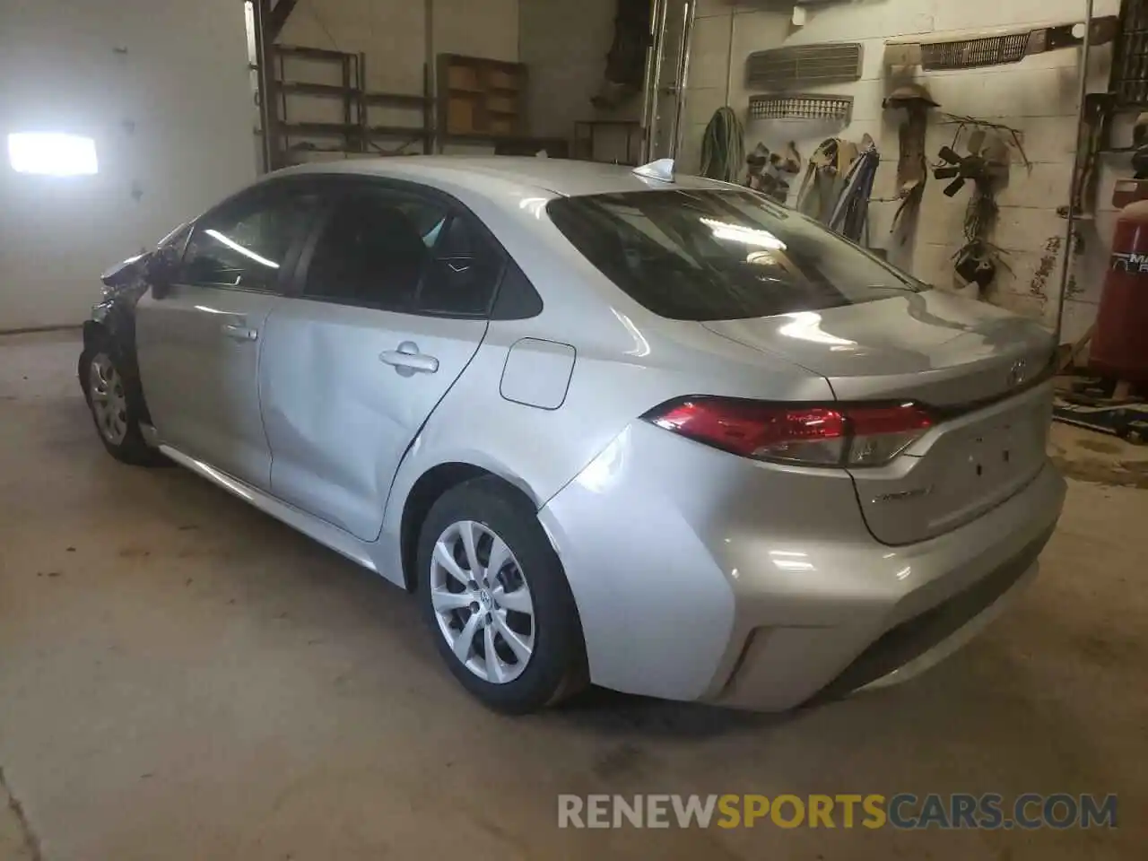 3 Photograph of a damaged car 5YFEPMAE0MP193295 TOYOTA COROLLA 2021