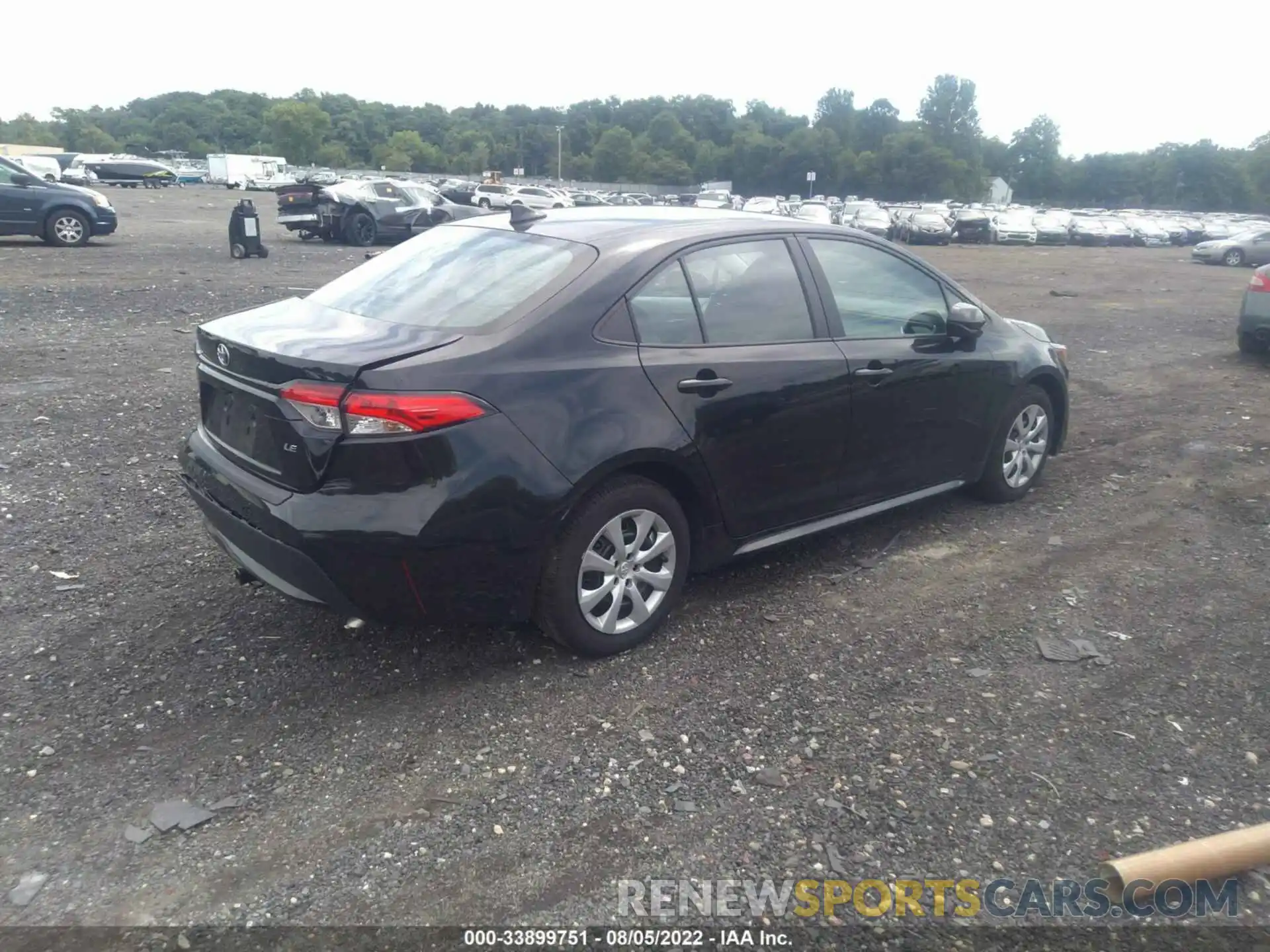 4 Photograph of a damaged car 5YFEPMAE0MP194009 TOYOTA COROLLA 2021