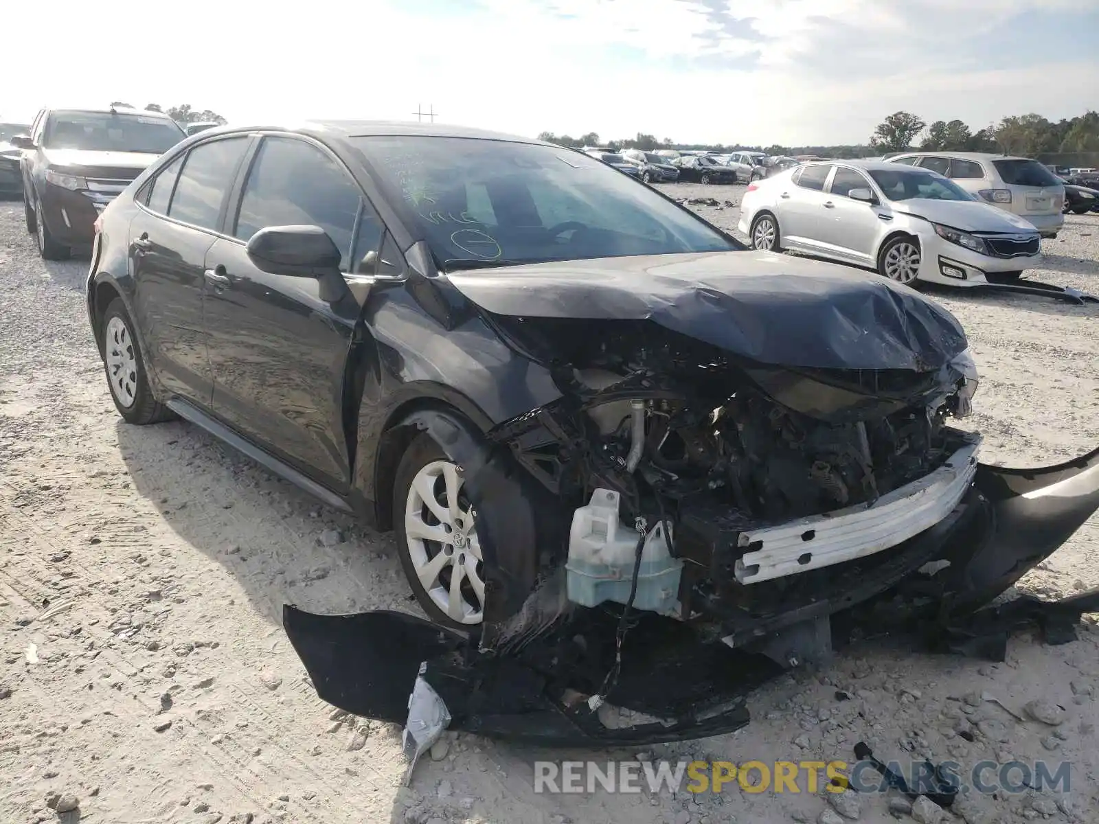 1 Photograph of a damaged car 5YFEPMAE0MP194317 TOYOTA COROLLA 2021