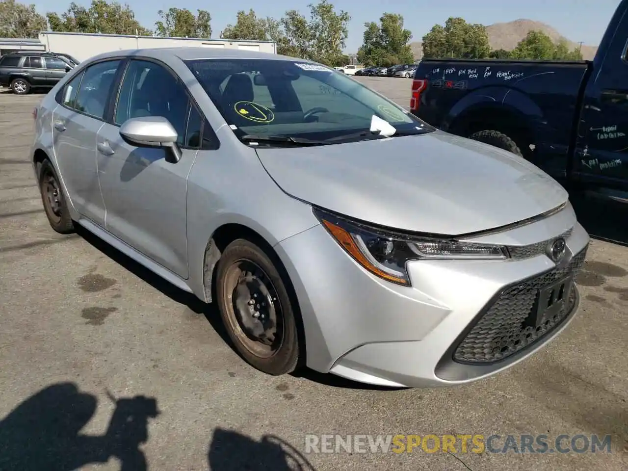 1 Photograph of a damaged car 5YFEPMAE0MP194494 TOYOTA COROLLA 2021