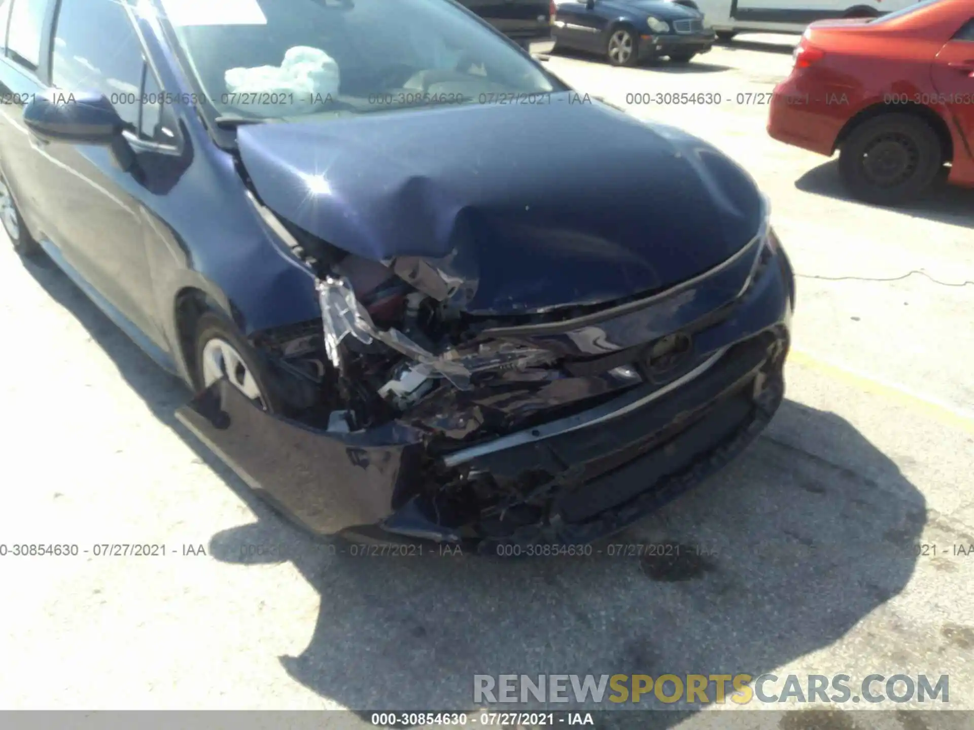 6 Photograph of a damaged car 5YFEPMAE0MP195497 TOYOTA COROLLA 2021