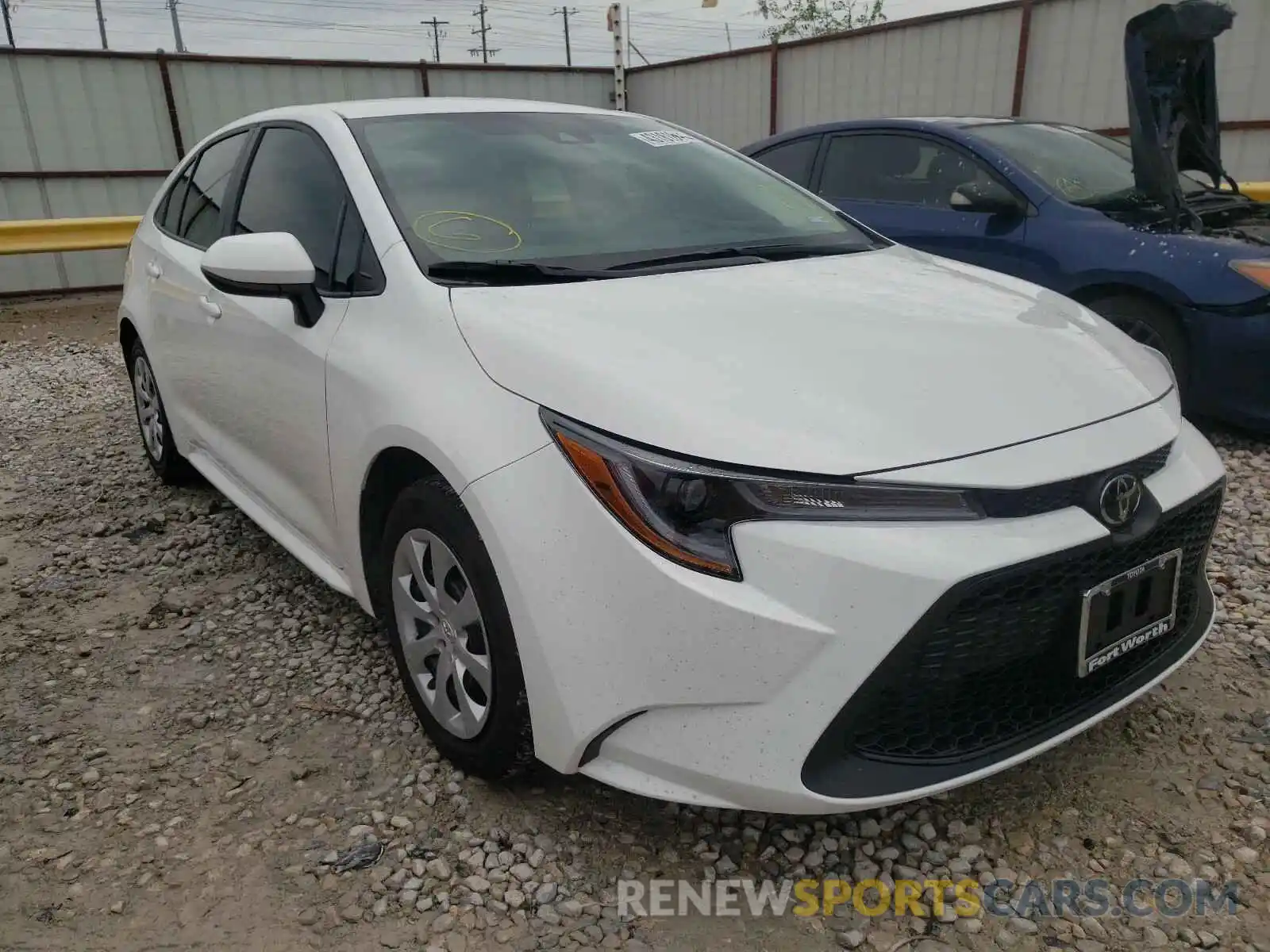 1 Photograph of a damaged car 5YFEPMAE0MP195922 TOYOTA COROLLA 2021