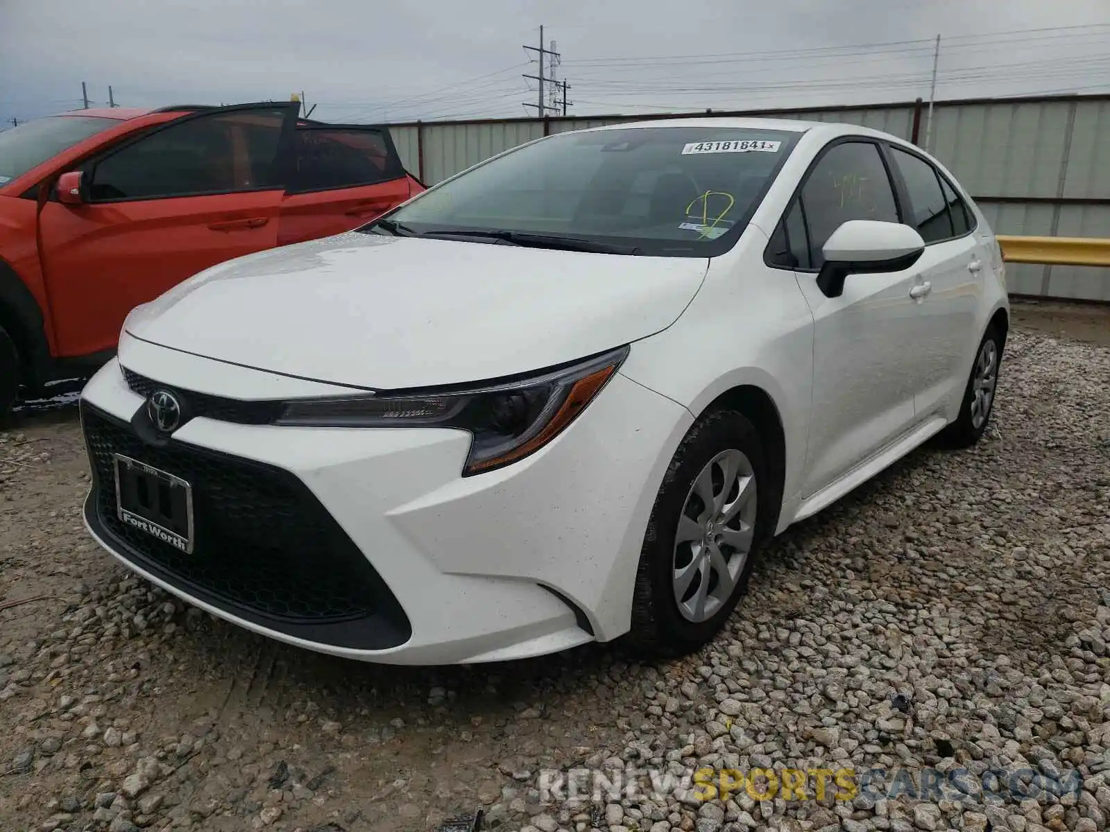 2 Photograph of a damaged car 5YFEPMAE0MP195922 TOYOTA COROLLA 2021