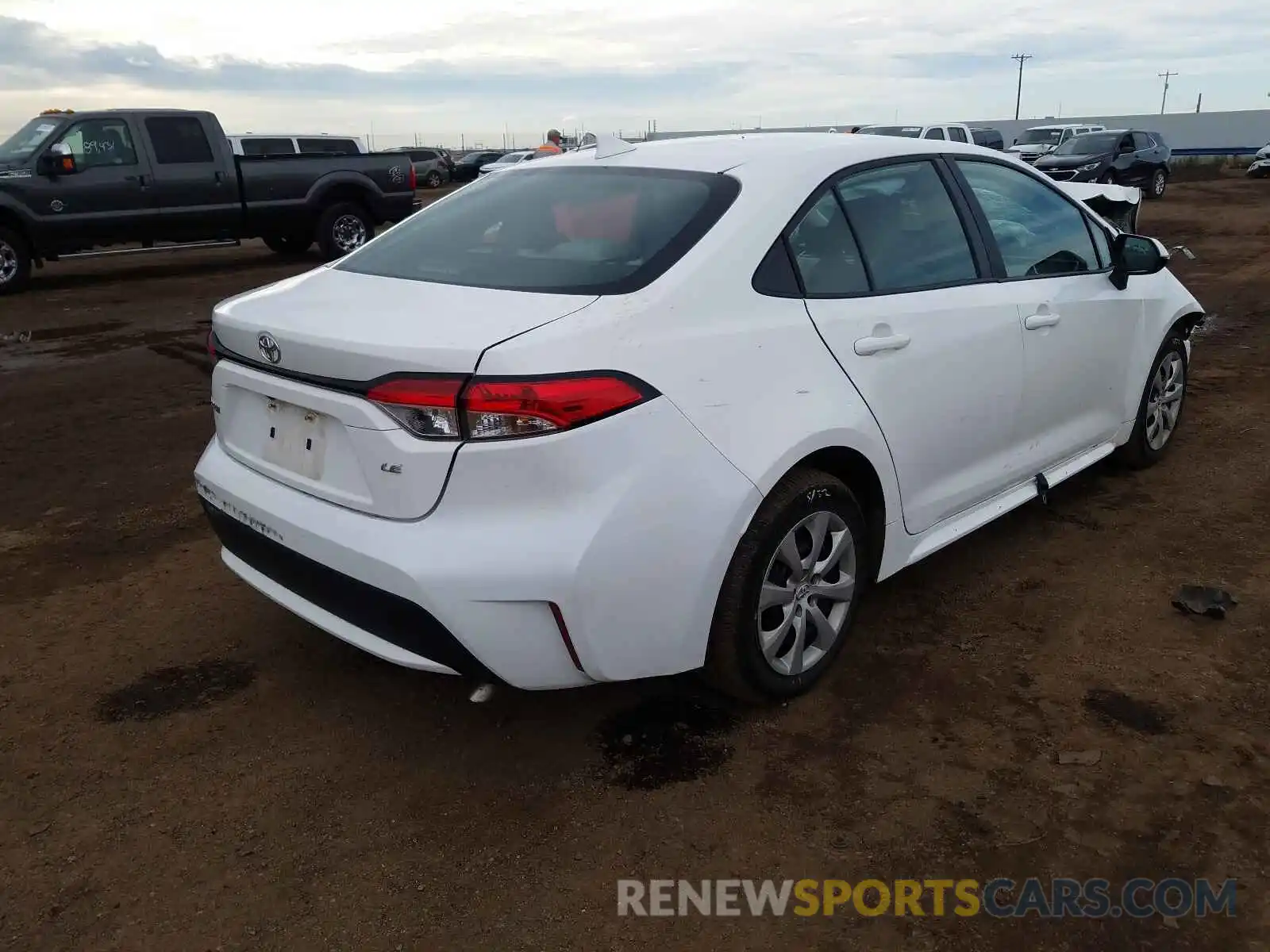 4 Photograph of a damaged car 5YFEPMAE0MP196410 TOYOTA COROLLA 2021