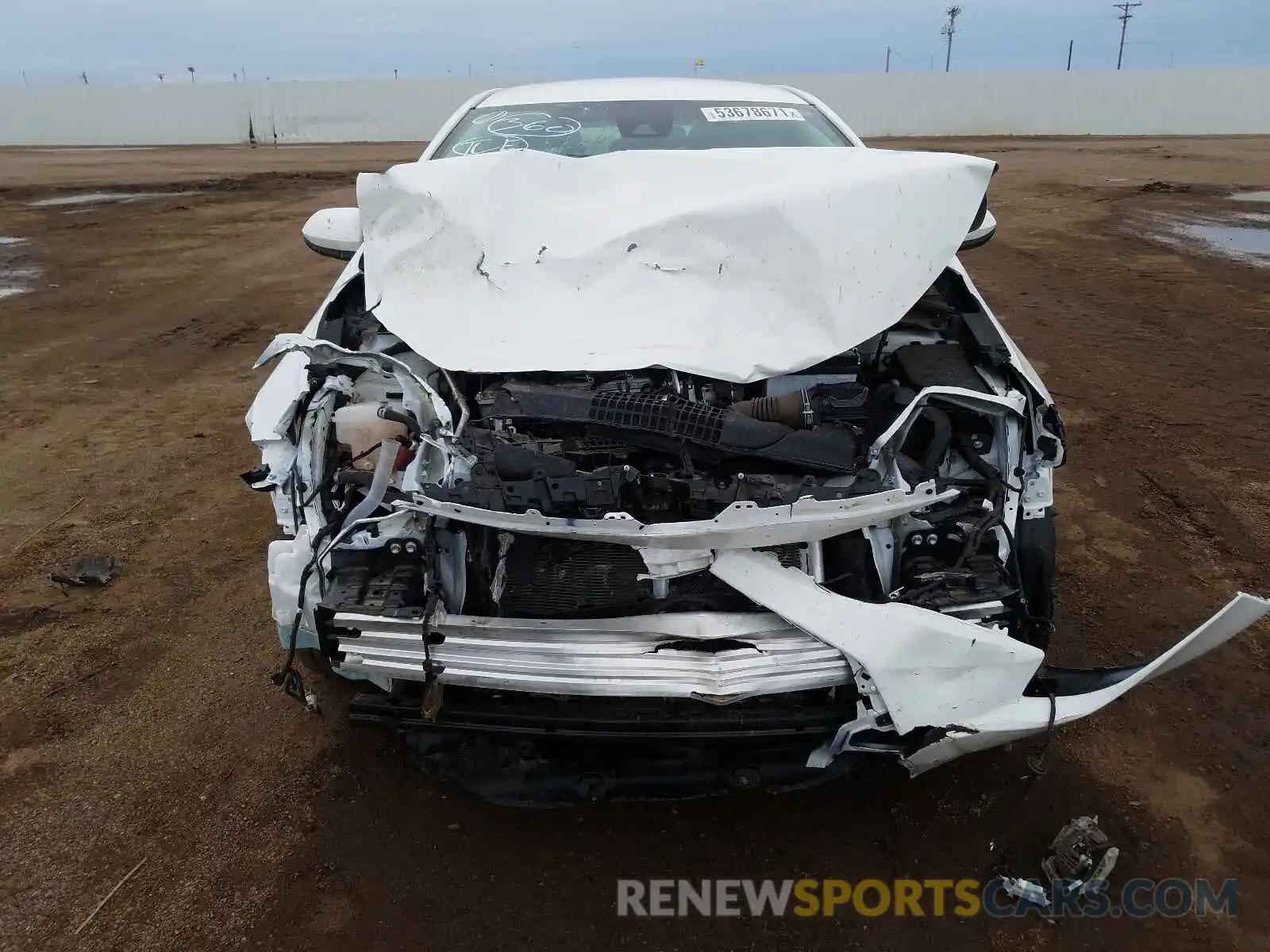 9 Photograph of a damaged car 5YFEPMAE0MP196410 TOYOTA COROLLA 2021