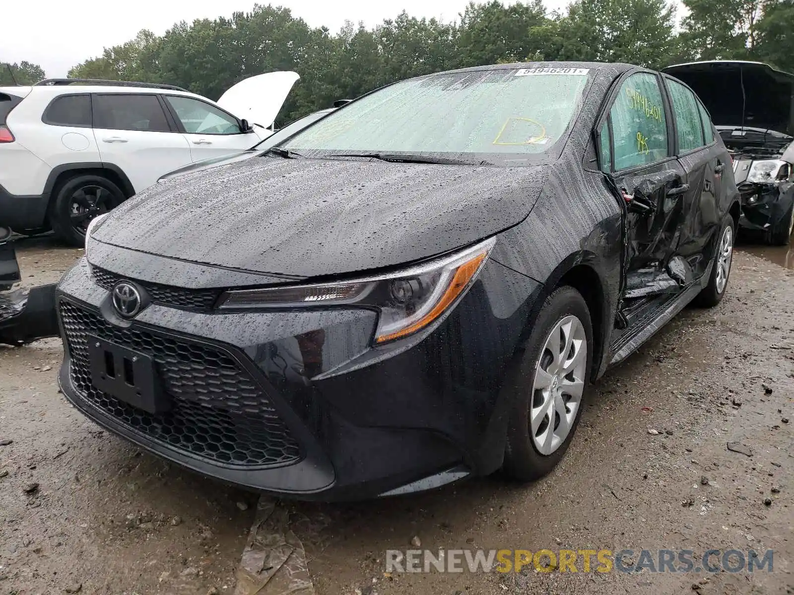 2 Photograph of a damaged car 5YFEPMAE0MP196925 TOYOTA COROLLA 2021