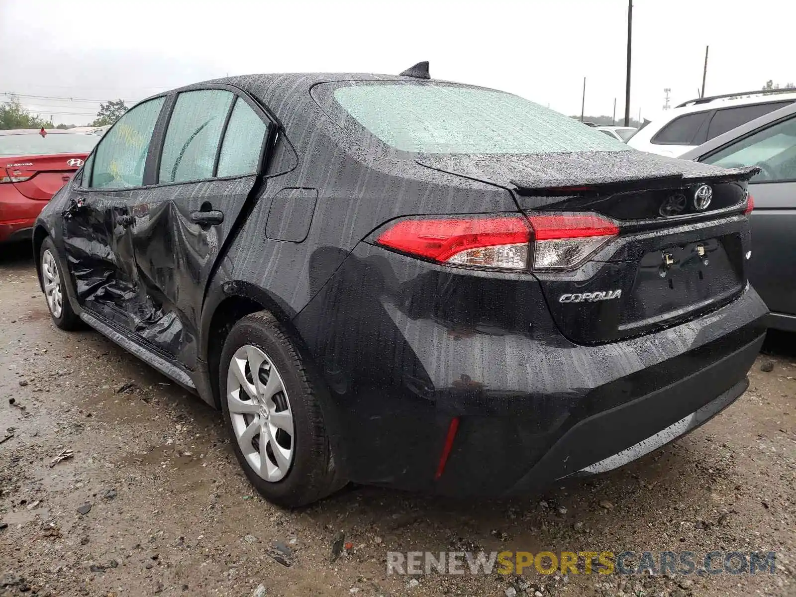 3 Photograph of a damaged car 5YFEPMAE0MP196925 TOYOTA COROLLA 2021