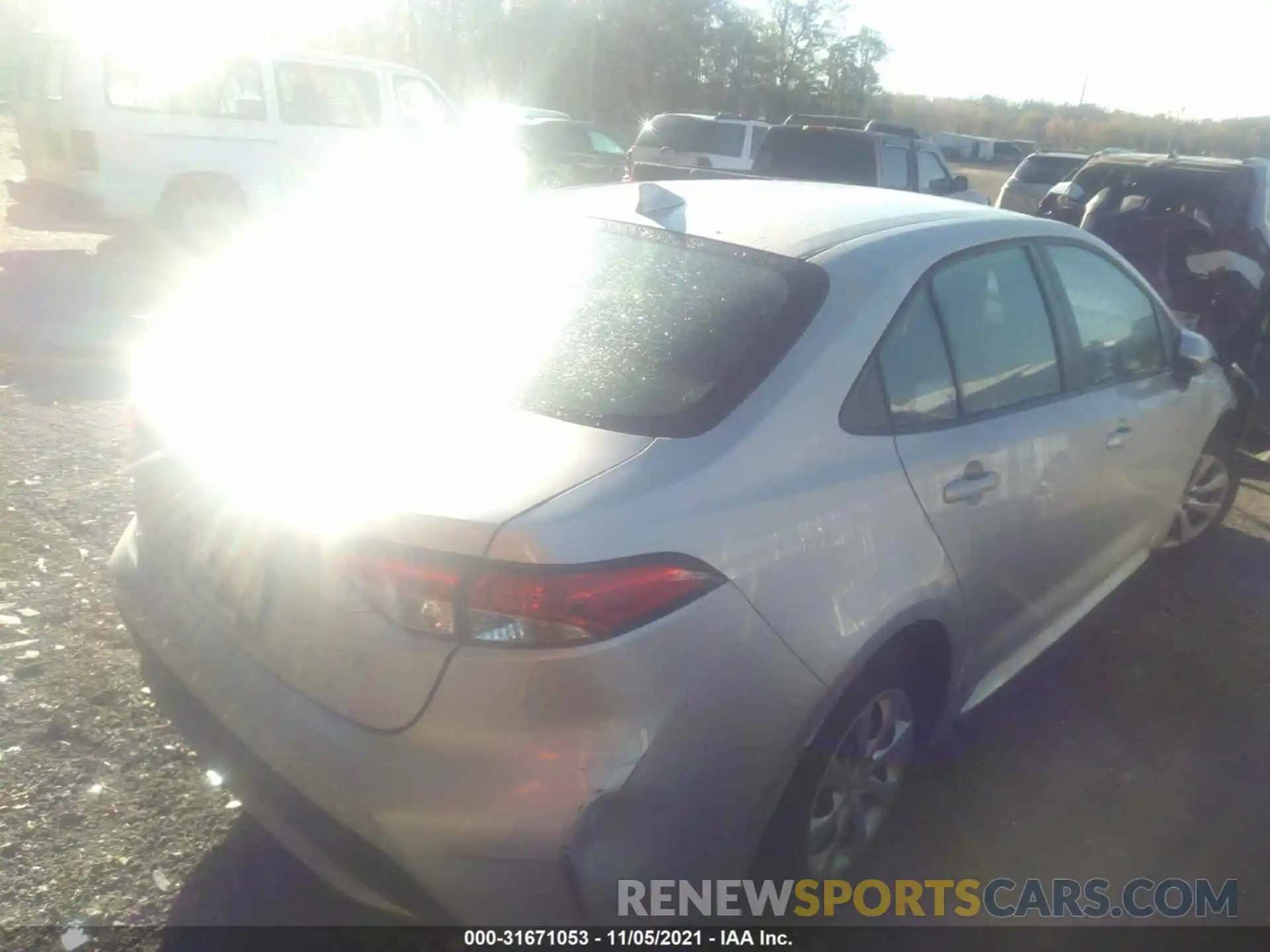 4 Photograph of a damaged car 5YFEPMAE0MP199730 TOYOTA COROLLA 2021