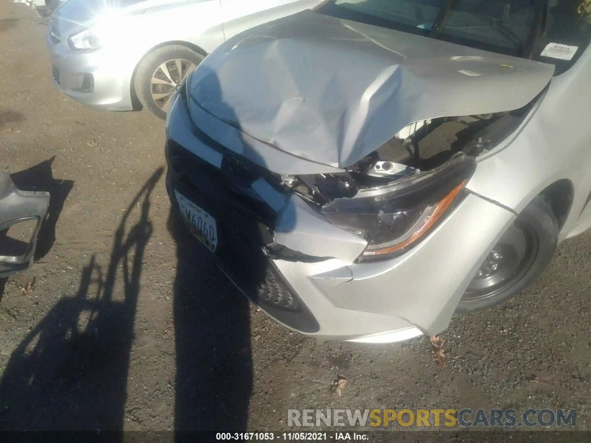 6 Photograph of a damaged car 5YFEPMAE0MP199730 TOYOTA COROLLA 2021