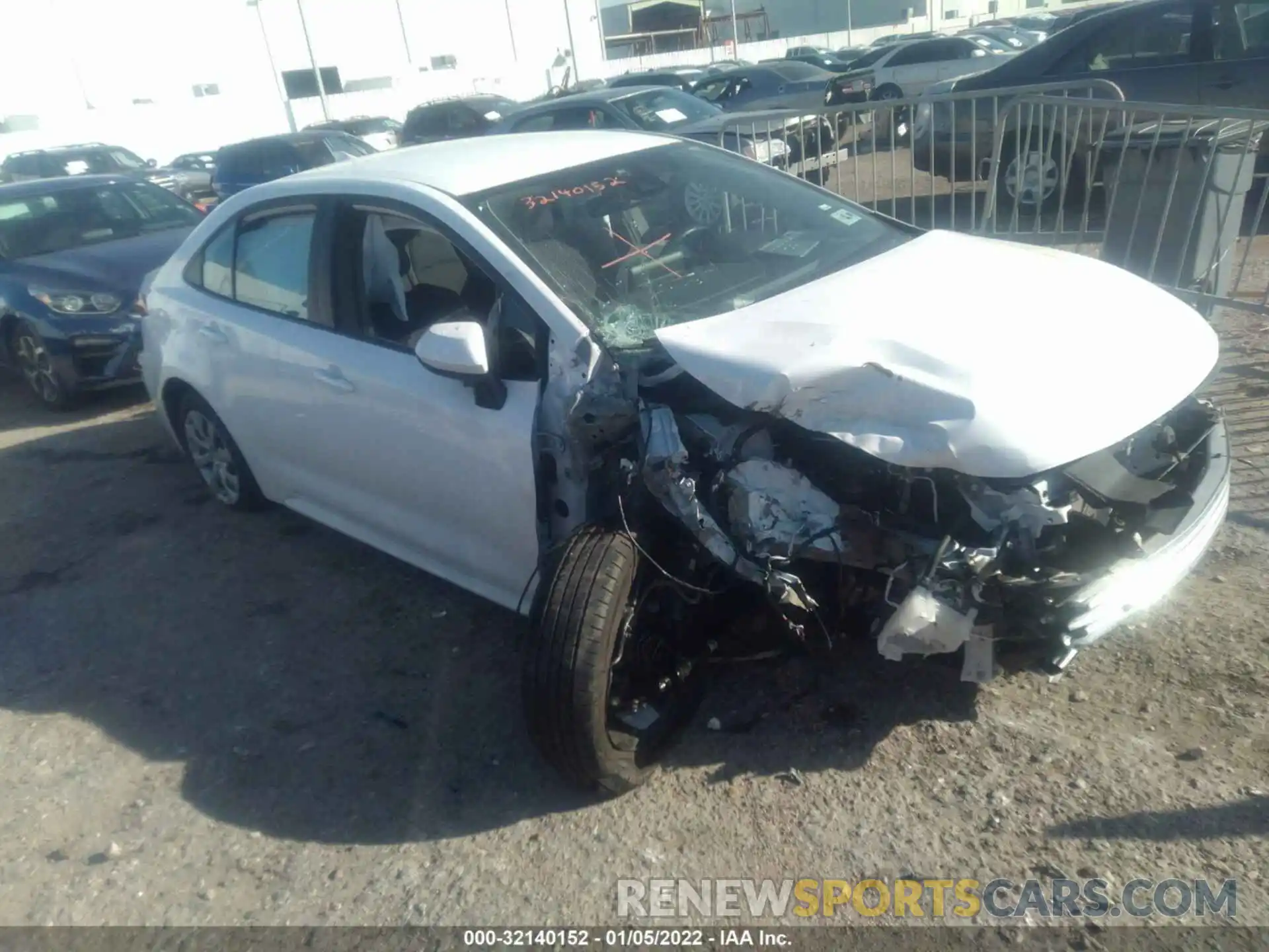 1 Photograph of a damaged car 5YFEPMAE0MP199887 TOYOTA COROLLA 2021