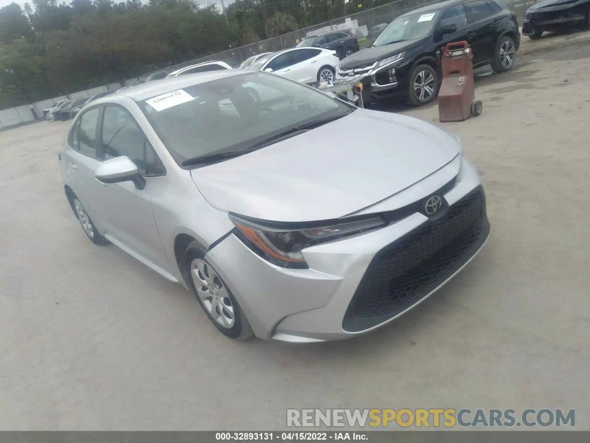 1 Photograph of a damaged car 5YFEPMAE0MP200102 TOYOTA COROLLA 2021