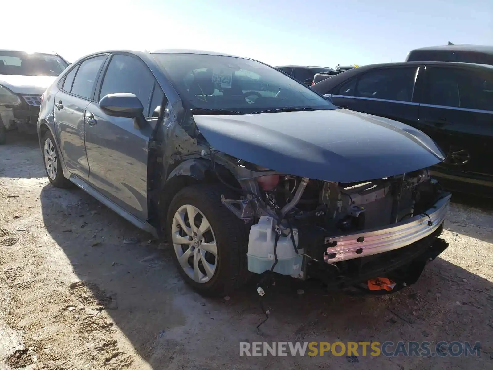 1 Photograph of a damaged car 5YFEPMAE0MP201086 TOYOTA COROLLA 2021