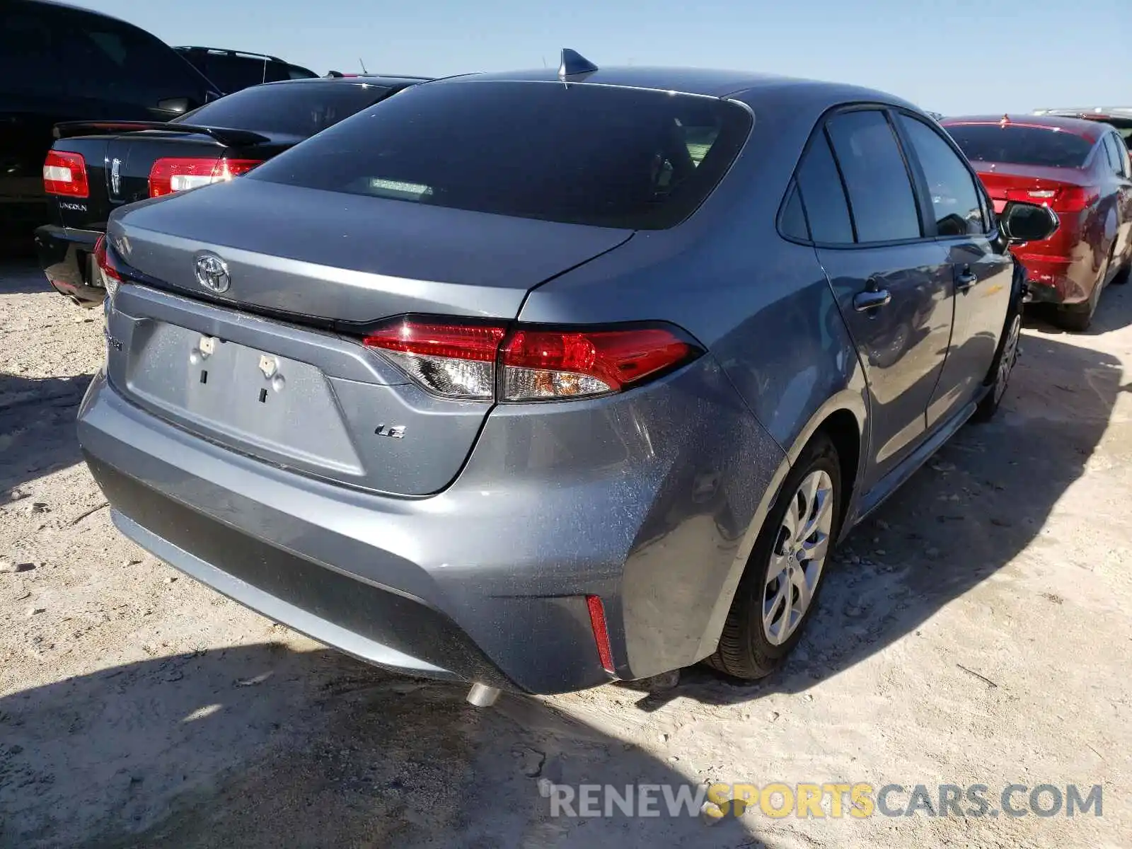 4 Photograph of a damaged car 5YFEPMAE0MP201086 TOYOTA COROLLA 2021