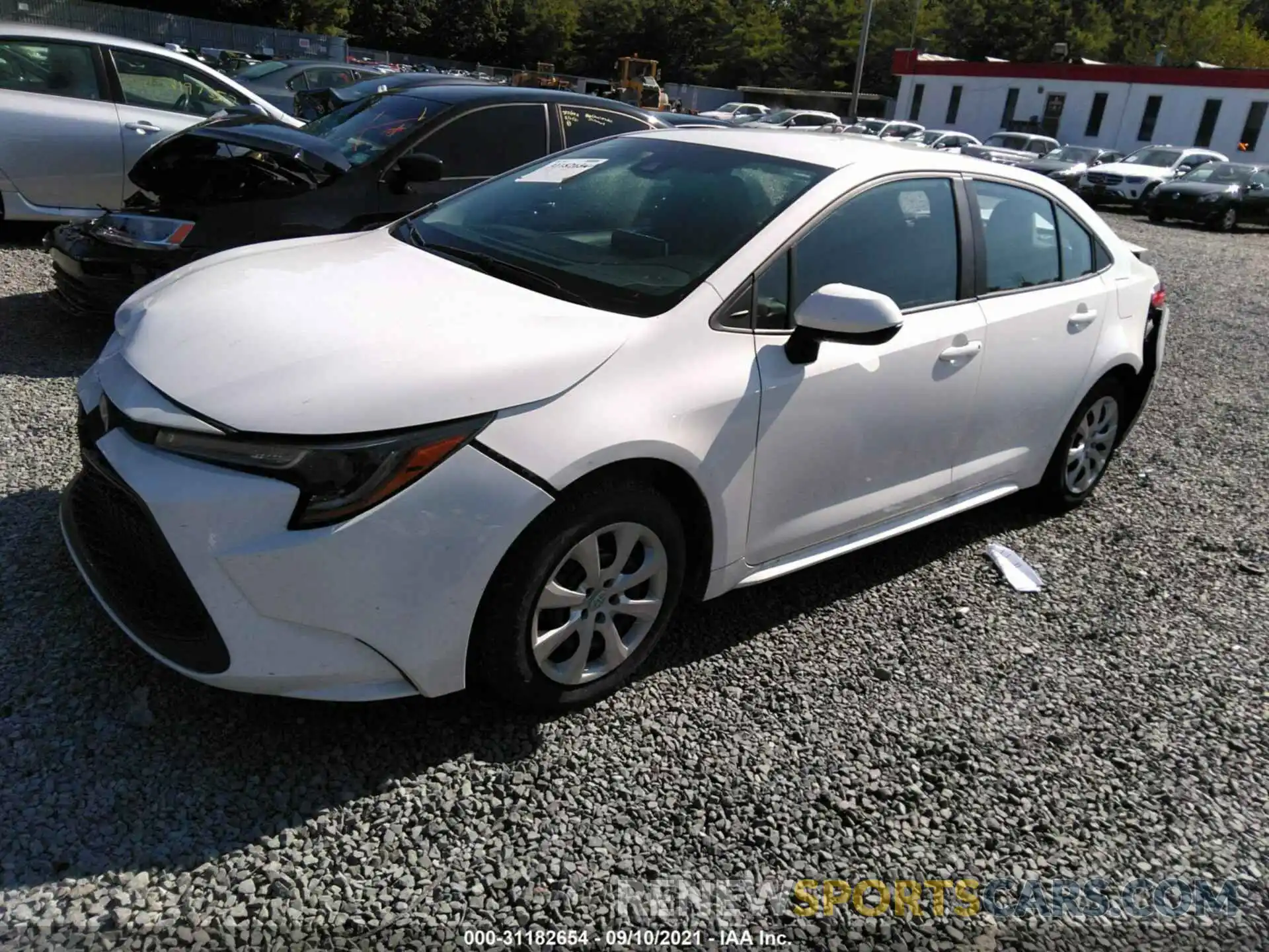 2 Photograph of a damaged car 5YFEPMAE0MP201508 TOYOTA COROLLA 2021