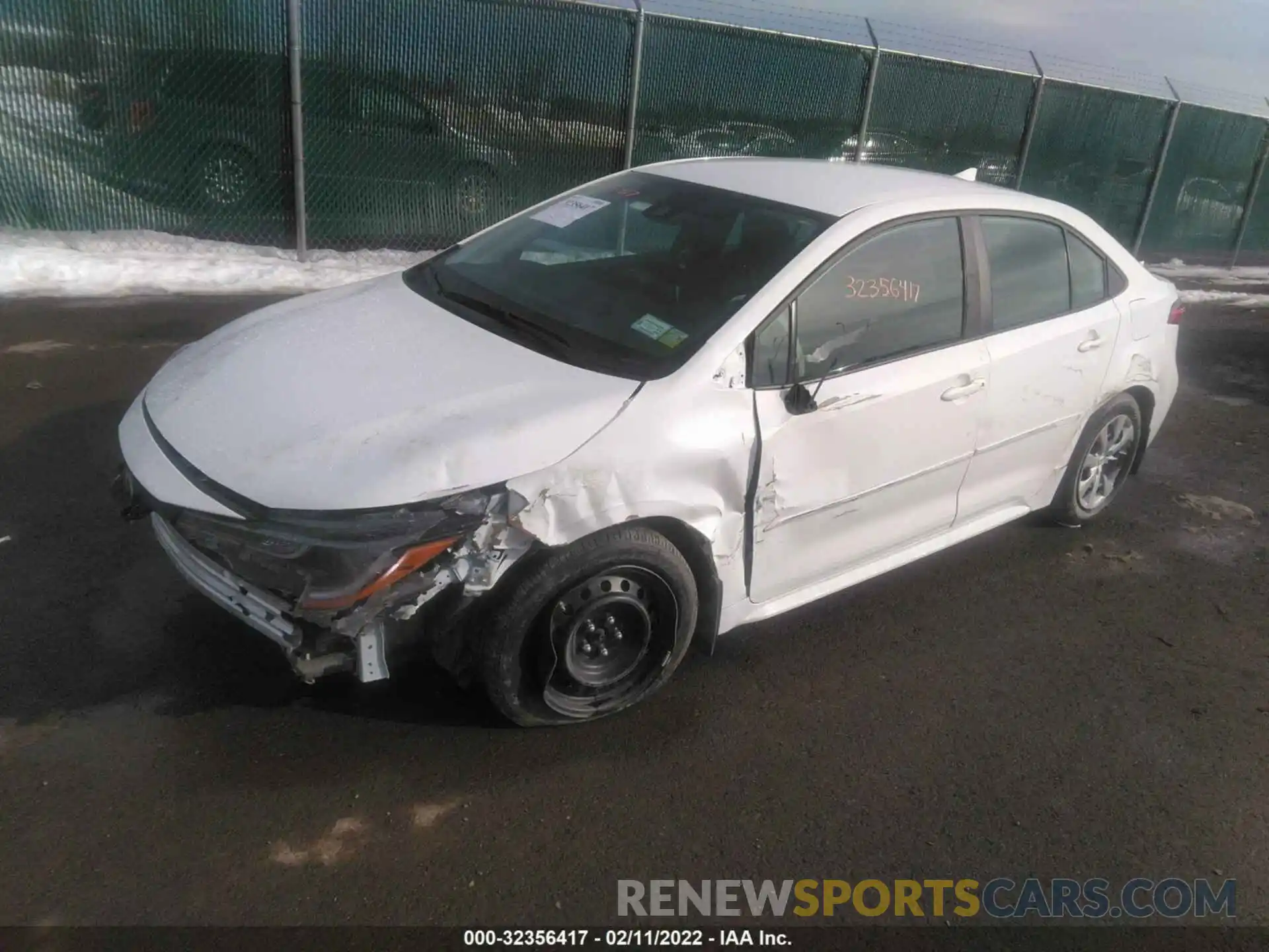 2 Photograph of a damaged car 5YFEPMAE0MP201699 TOYOTA COROLLA 2021