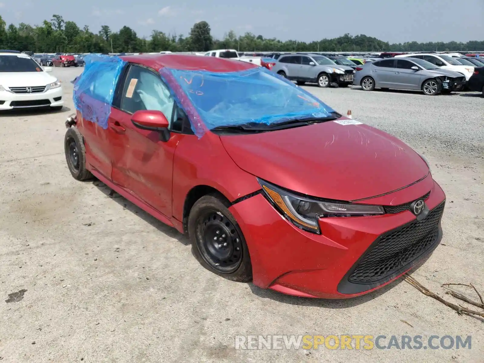 1 Photograph of a damaged car 5YFEPMAE0MP202416 TOYOTA COROLLA 2021