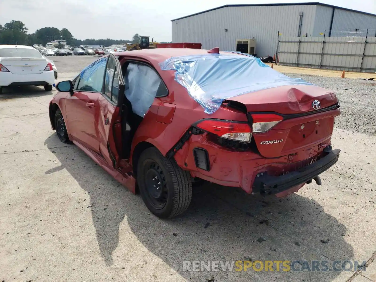 3 Photograph of a damaged car 5YFEPMAE0MP202416 TOYOTA COROLLA 2021