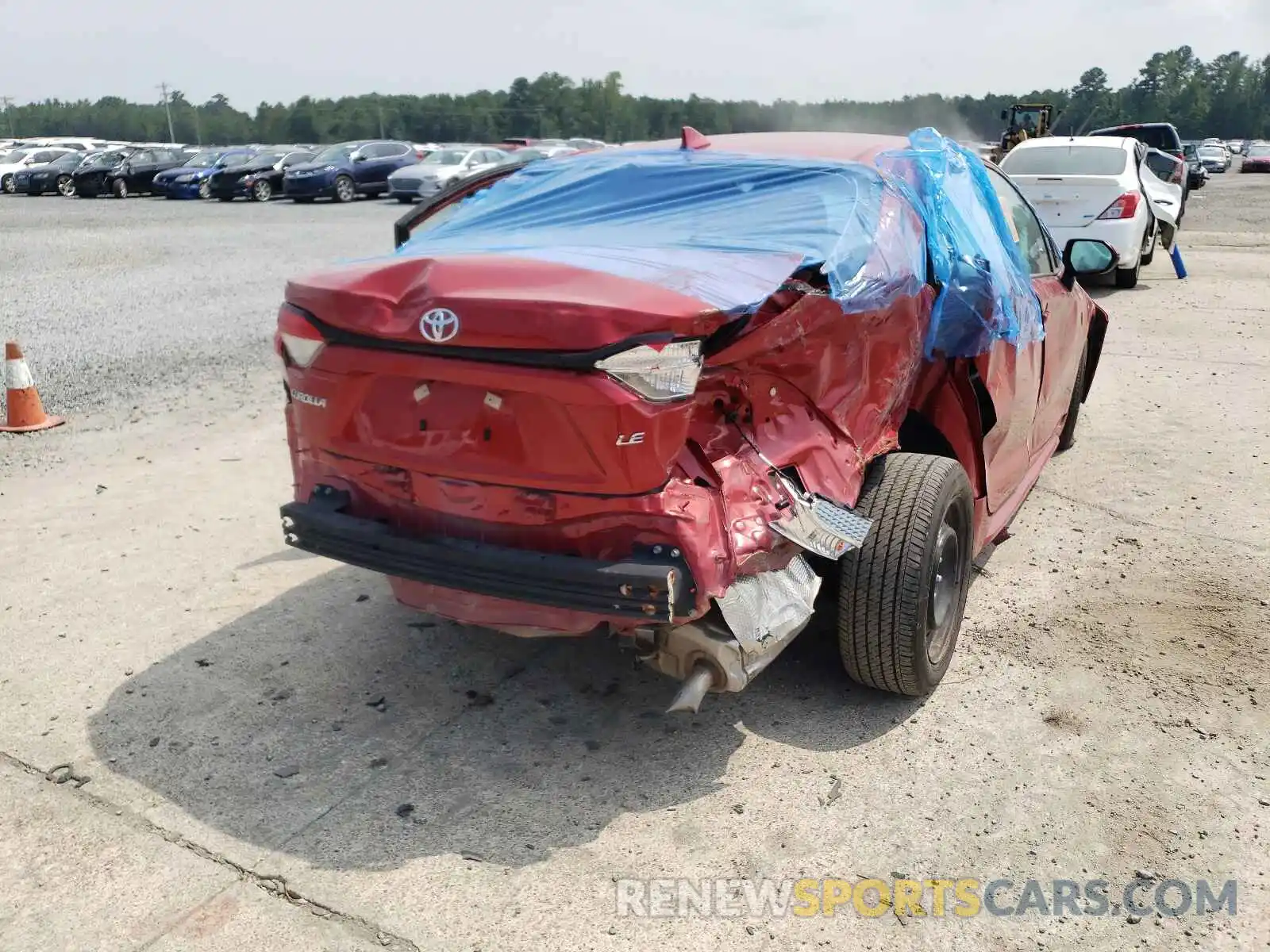 9 Photograph of a damaged car 5YFEPMAE0MP202416 TOYOTA COROLLA 2021