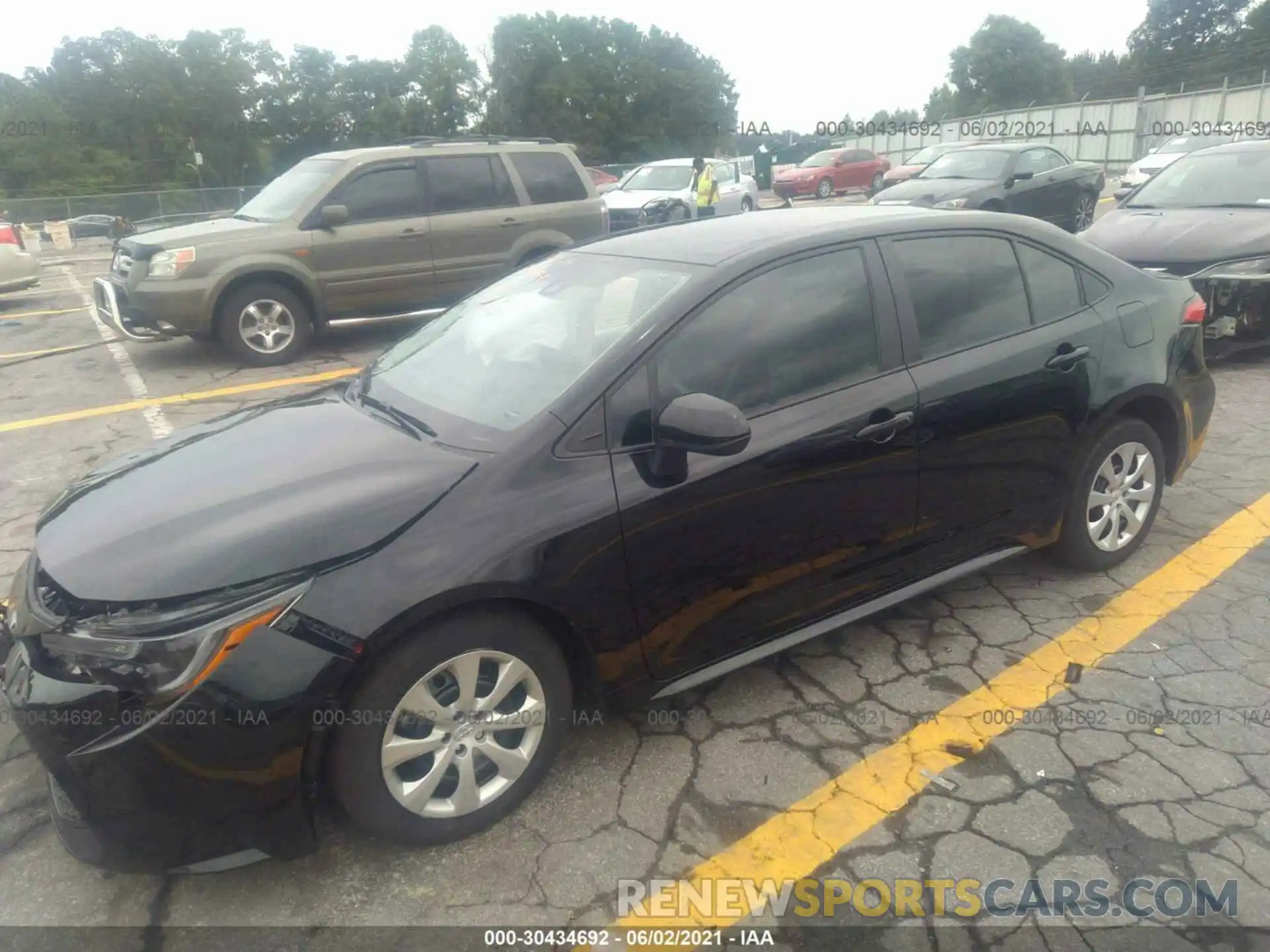 2 Photograph of a damaged car 5YFEPMAE0MP202500 TOYOTA COROLLA 2021