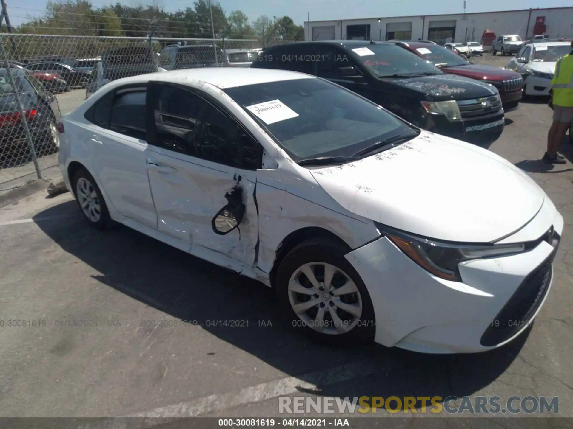 1 Photograph of a damaged car 5YFEPMAE0MP203758 TOYOTA COROLLA 2021