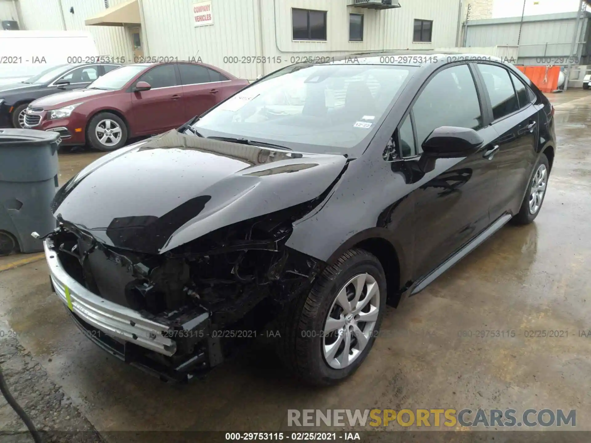 2 Photograph of a damaged car 5YFEPMAE0MP204182 TOYOTA COROLLA 2021