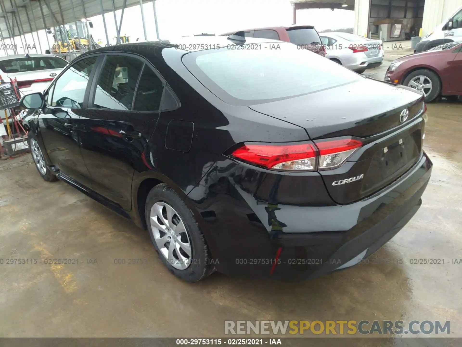 3 Photograph of a damaged car 5YFEPMAE0MP204182 TOYOTA COROLLA 2021