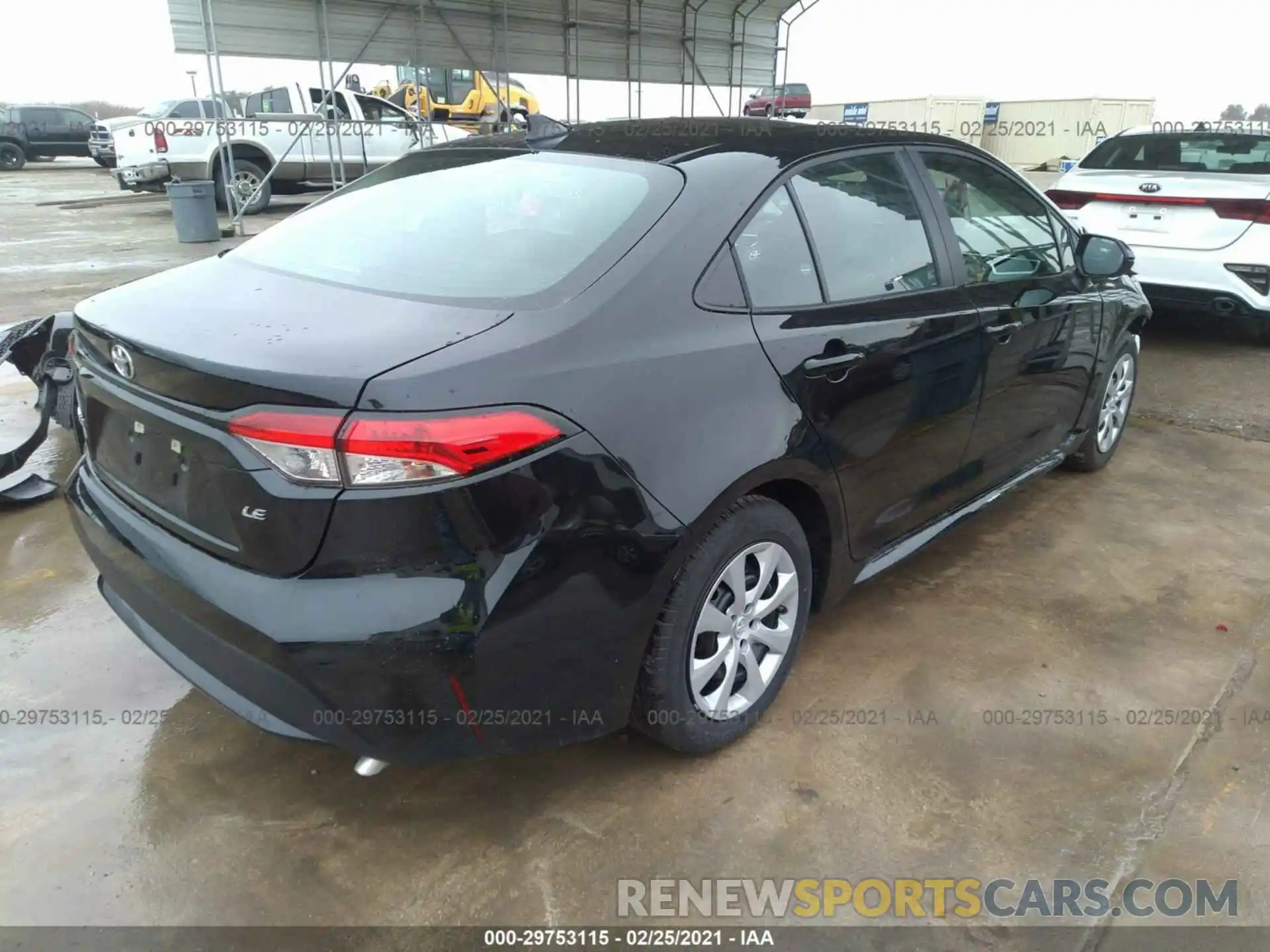 4 Photograph of a damaged car 5YFEPMAE0MP204182 TOYOTA COROLLA 2021