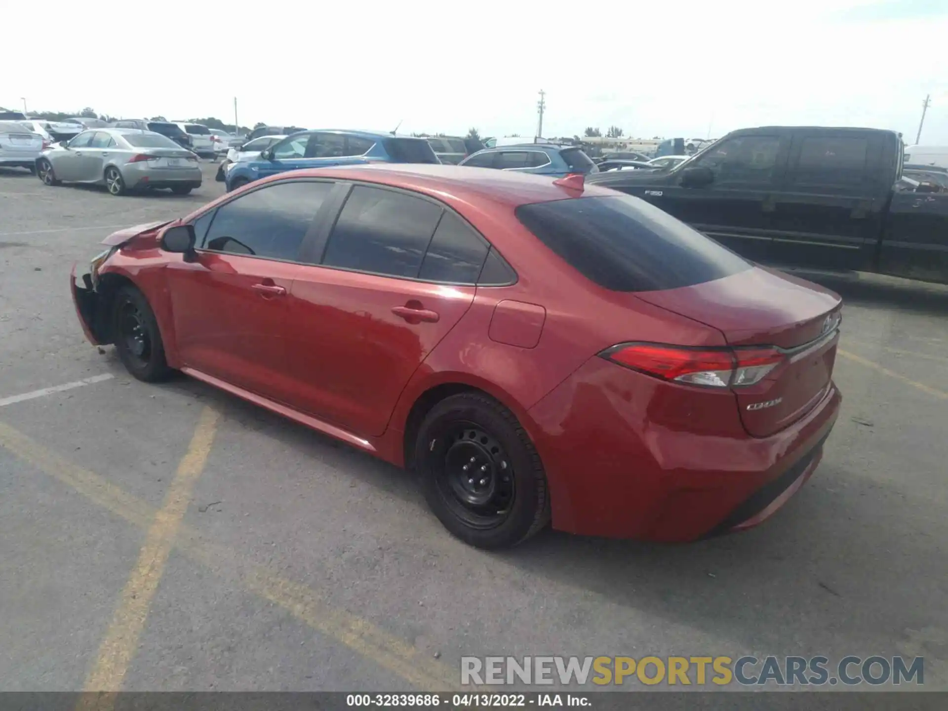 3 Photograph of a damaged car 5YFEPMAE0MP204618 TOYOTA COROLLA 2021