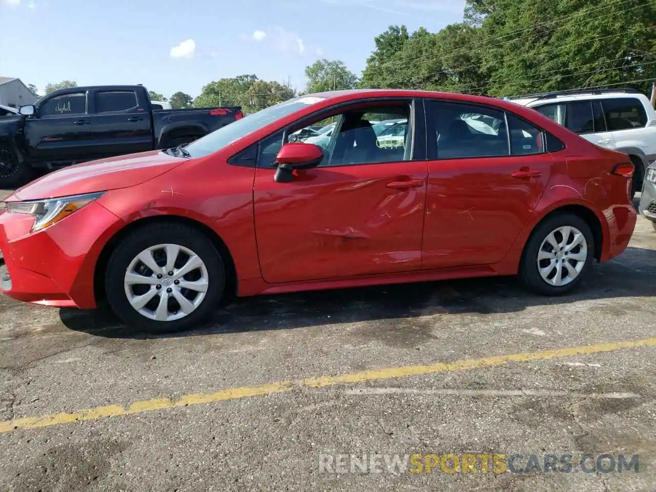 9 Photograph of a damaged car 5YFEPMAE0MP204876 TOYOTA COROLLA 2021