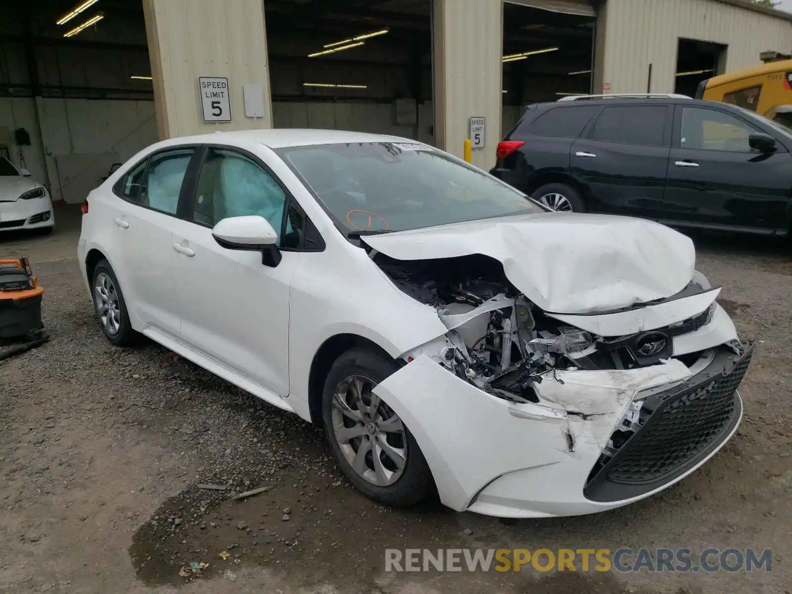 1 Photograph of a damaged car 5YFEPMAE0MP204957 TOYOTA COROLLA 2021