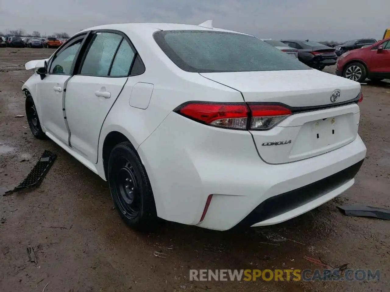 3 Photograph of a damaged car 5YFEPMAE0MP205302 TOYOTA COROLLA 2021