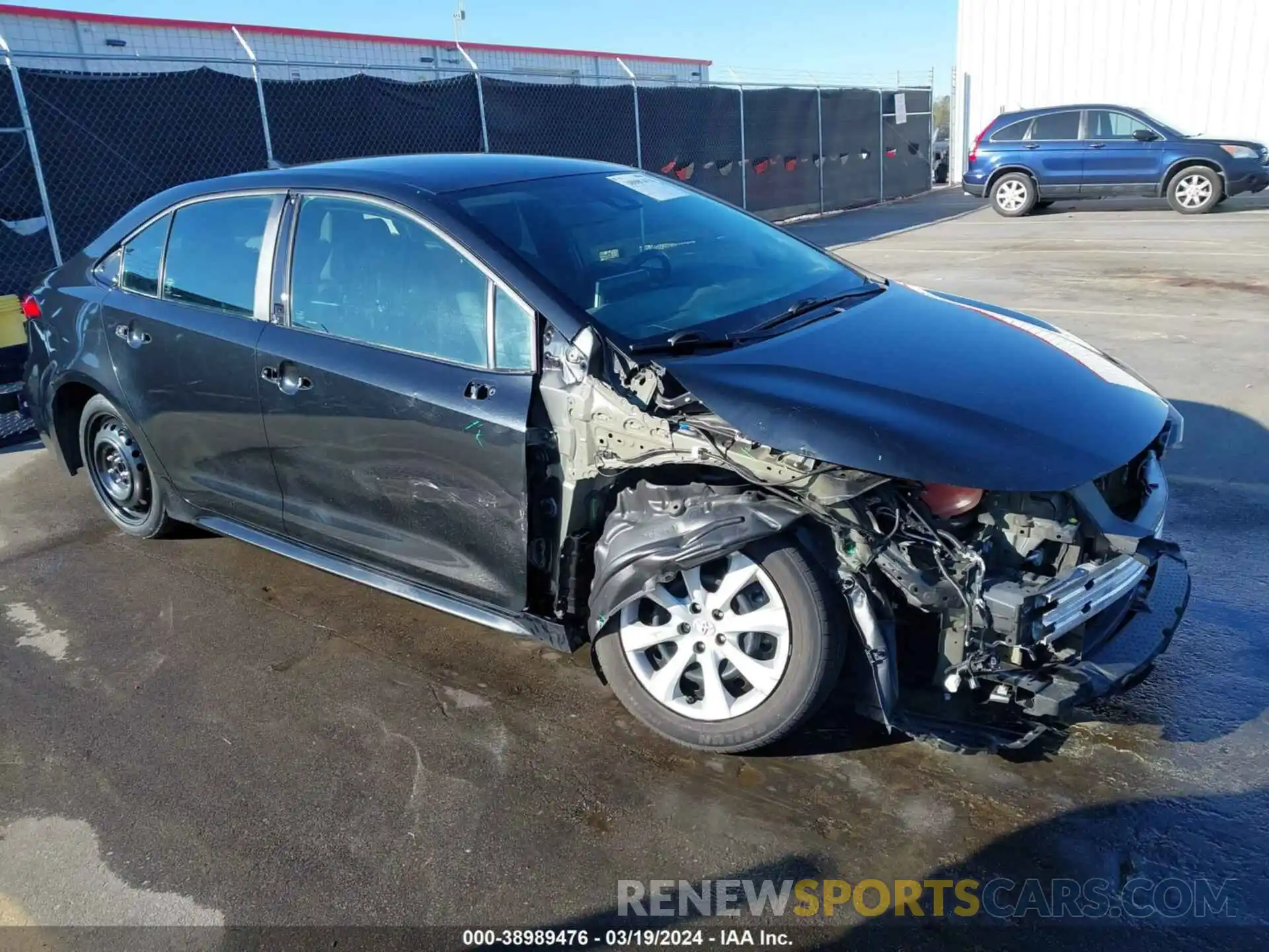 1 Photograph of a damaged car 5YFEPMAE0MP206529 TOYOTA COROLLA 2021