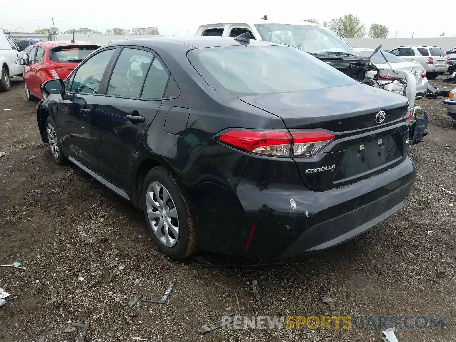 3 Photograph of a damaged car 5YFEPMAE0MP206806 TOYOTA COROLLA 2021