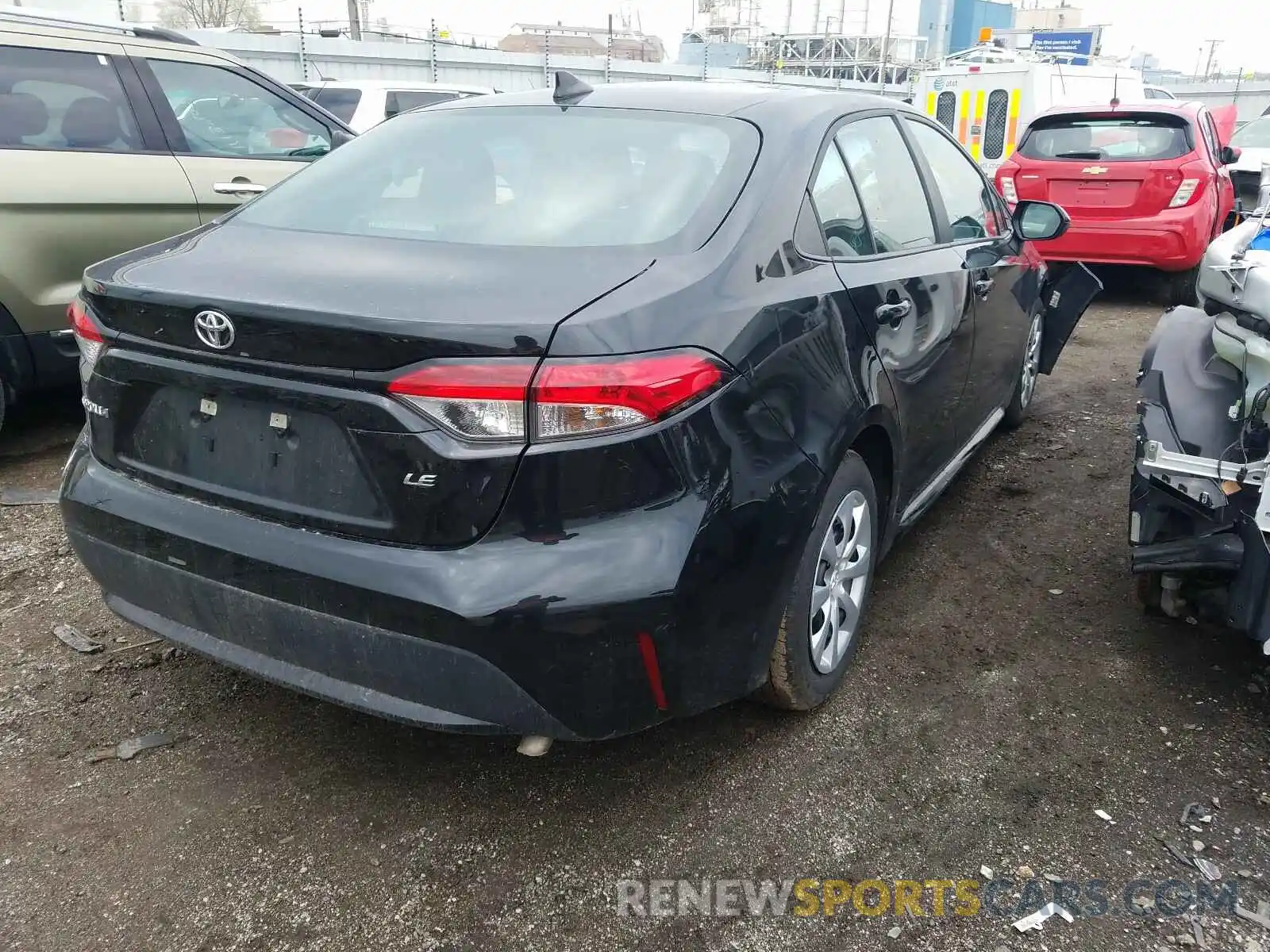 4 Photograph of a damaged car 5YFEPMAE0MP206806 TOYOTA COROLLA 2021